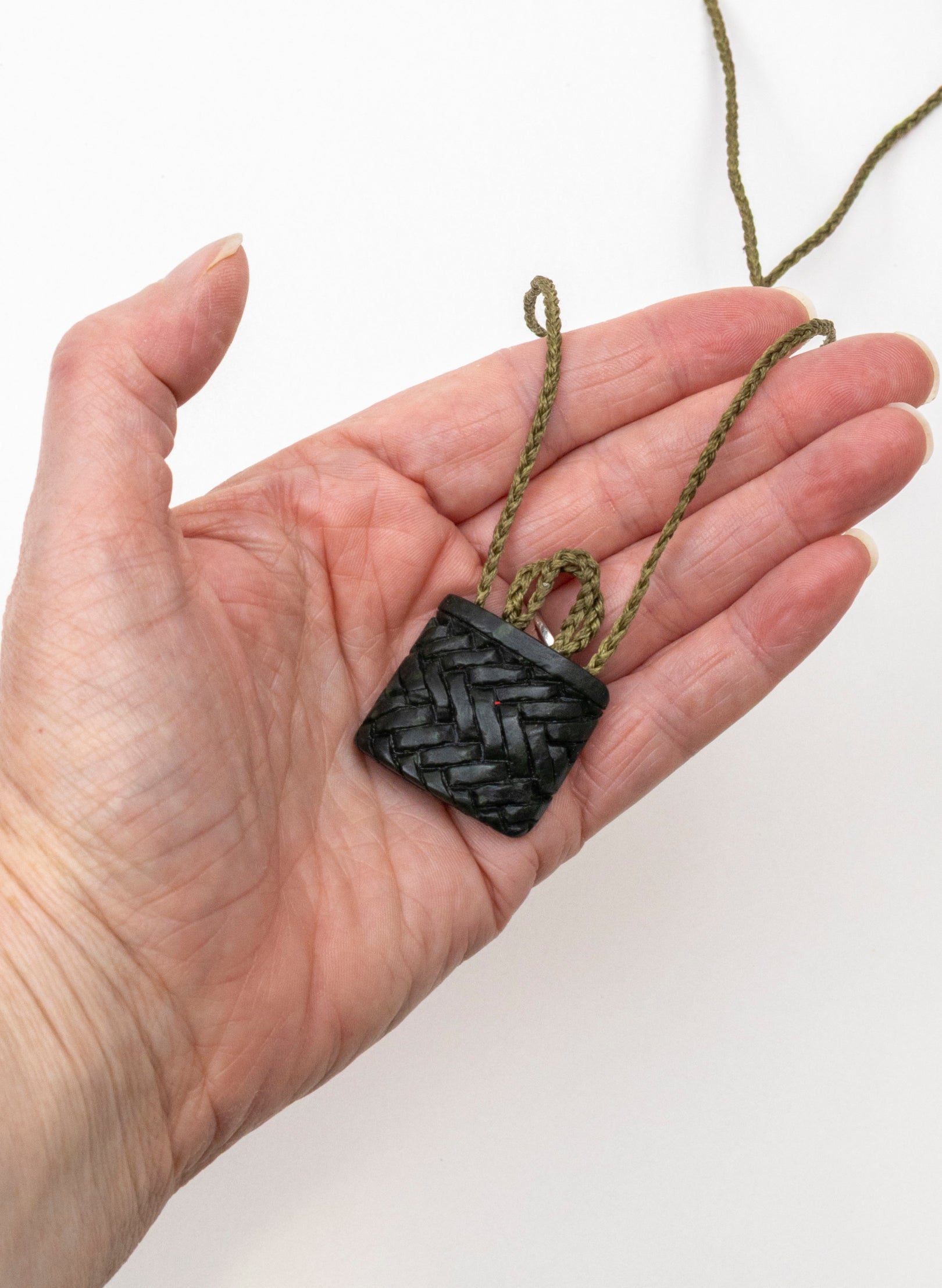 Small Pounamu Kete Pendant