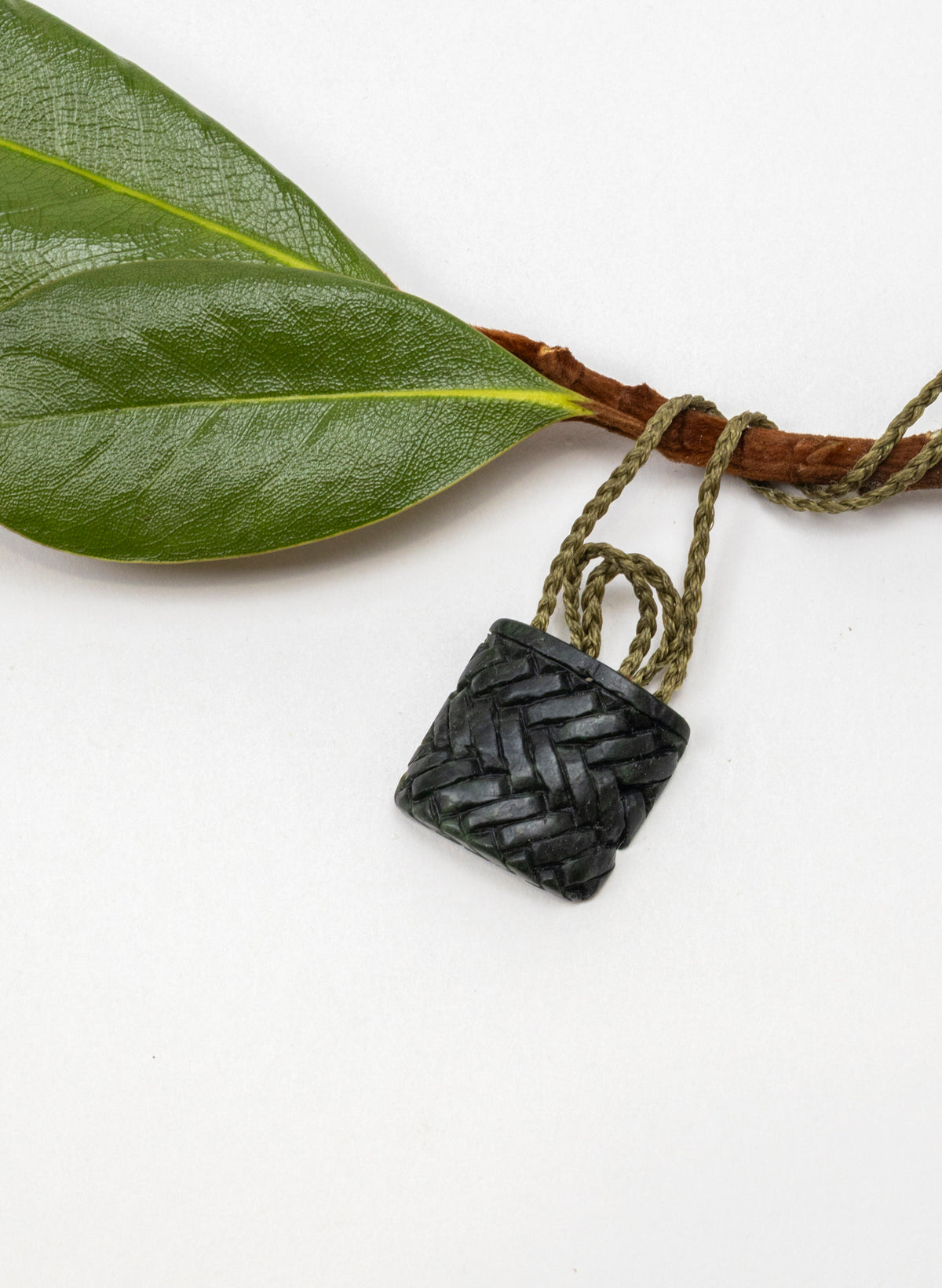 Small Pounamu Kete Pendant