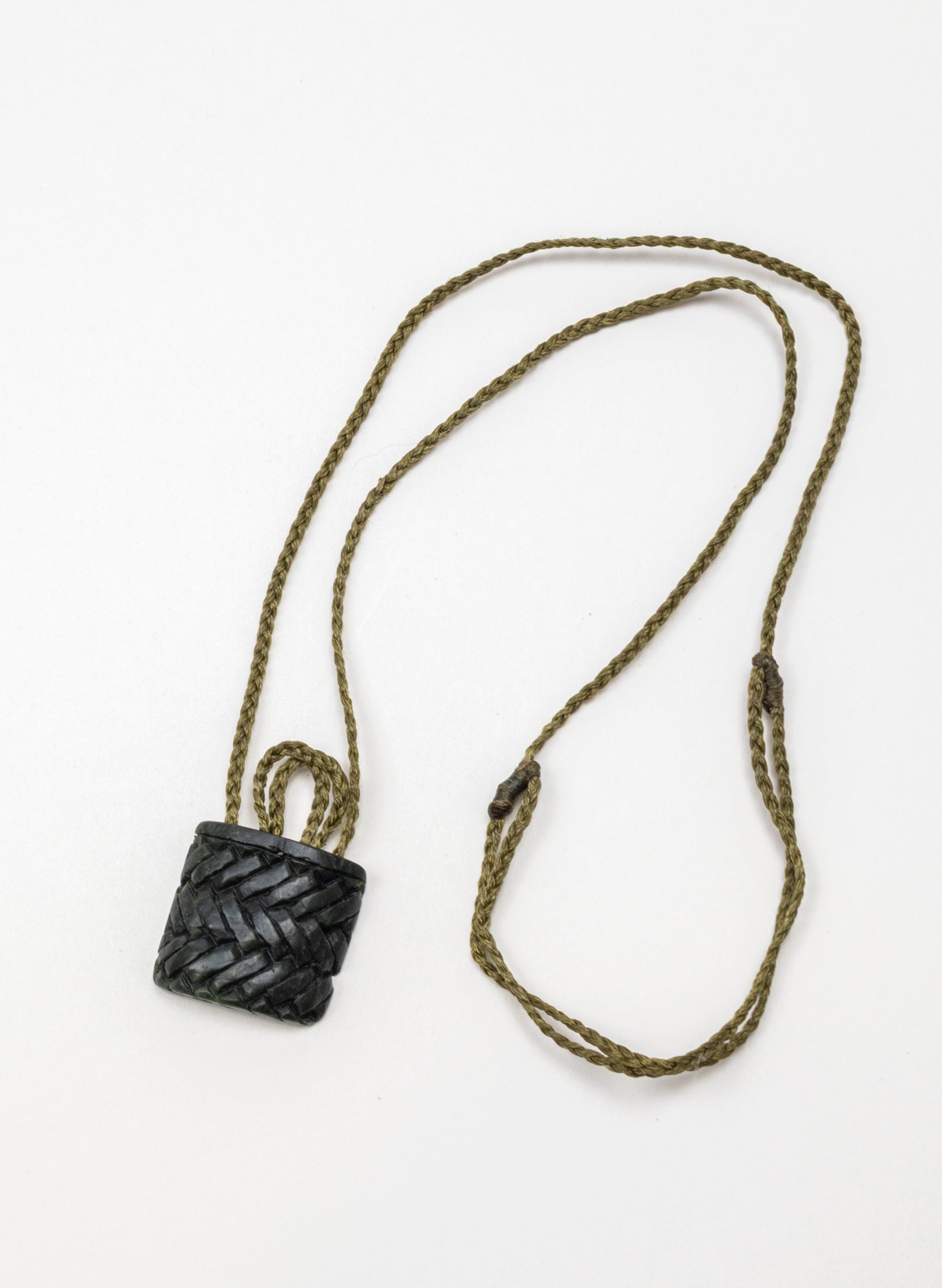 Small Pounamu Kete Pendant