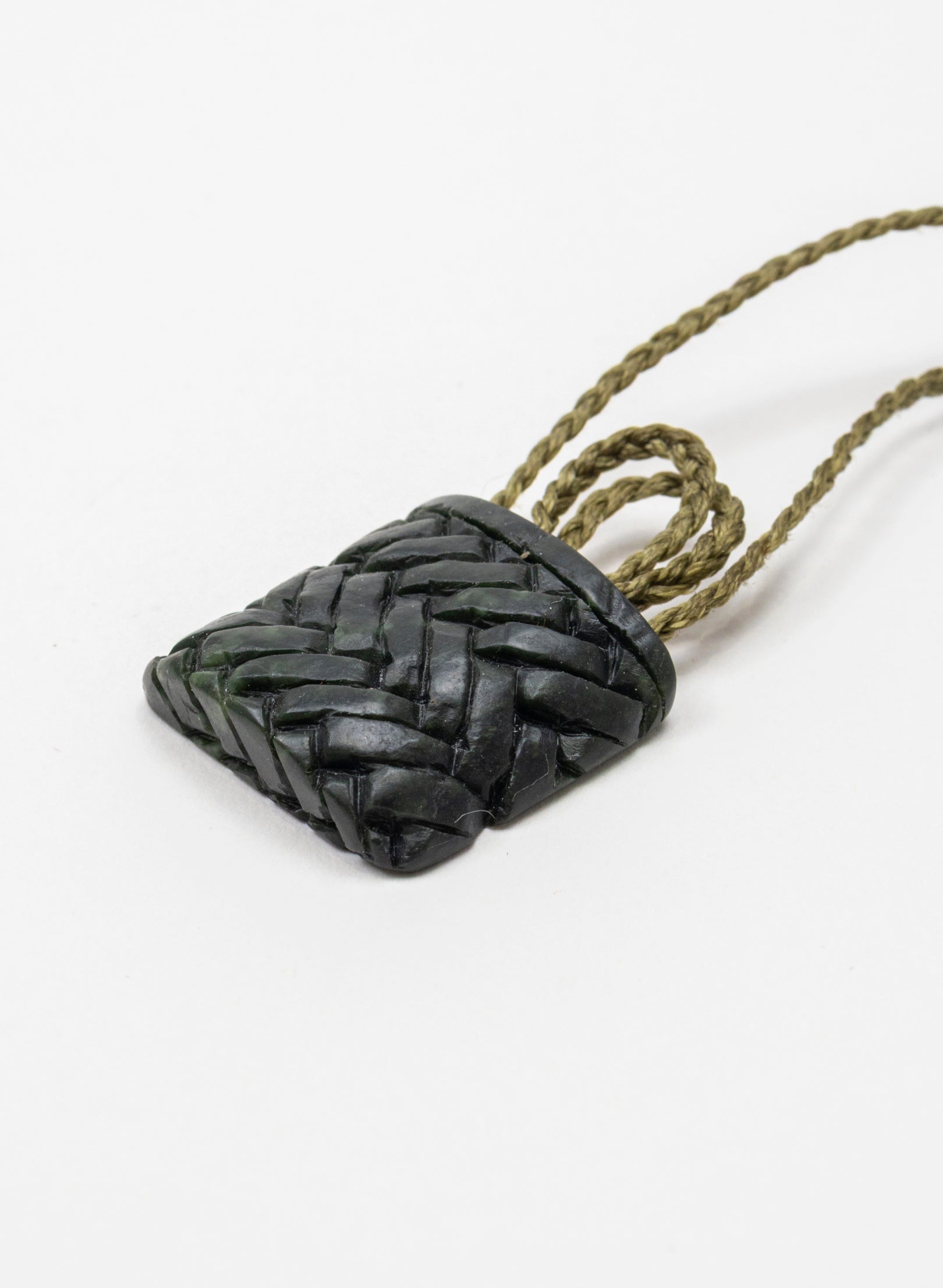 Small Pounamu Kete Pendant
