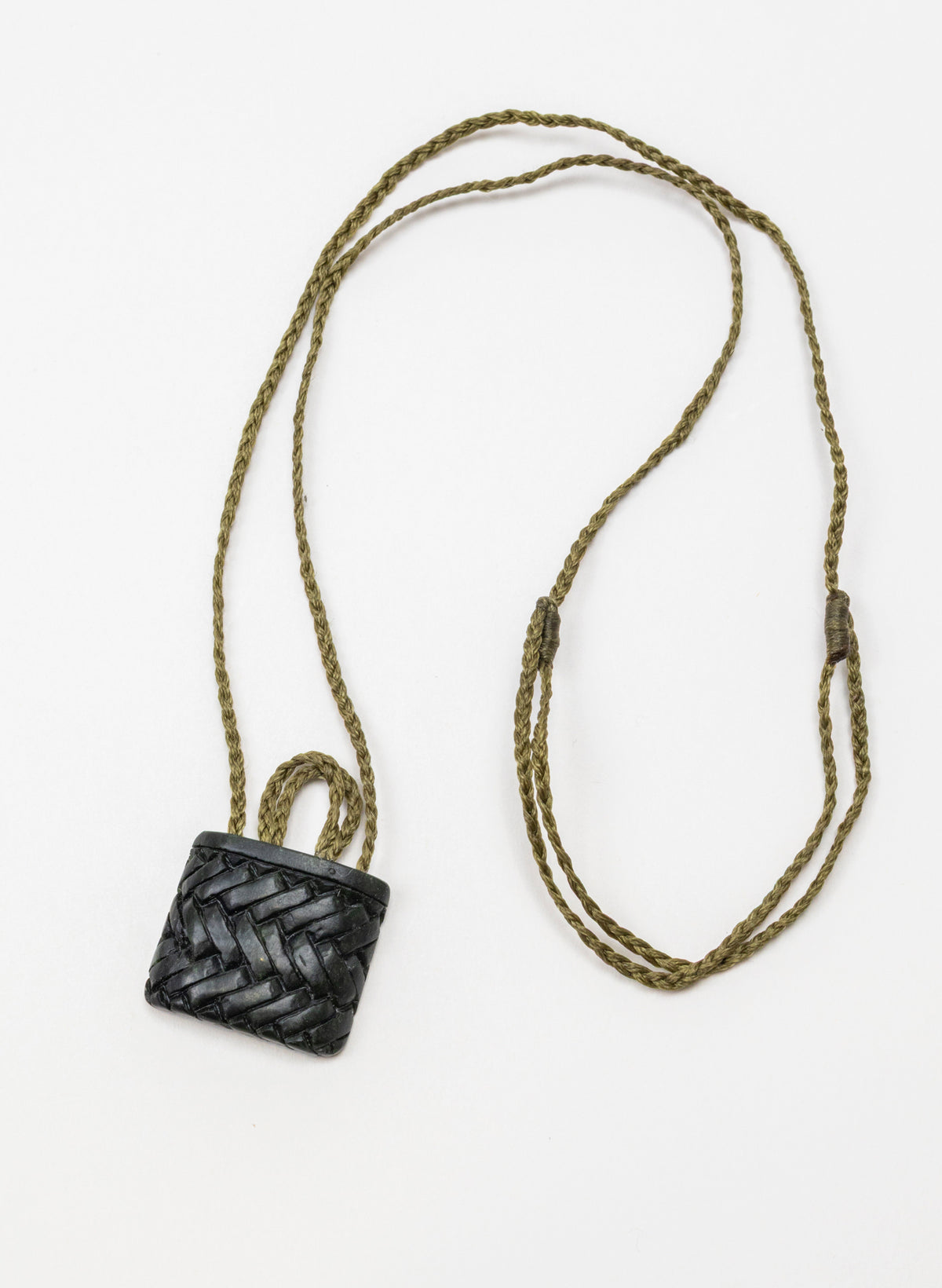 Small Pounamu Kete Pendant