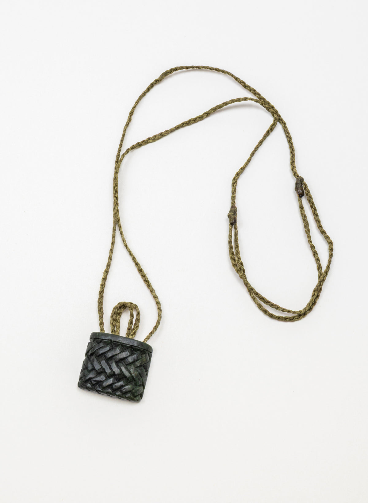Small Pounamu Kete Pendant