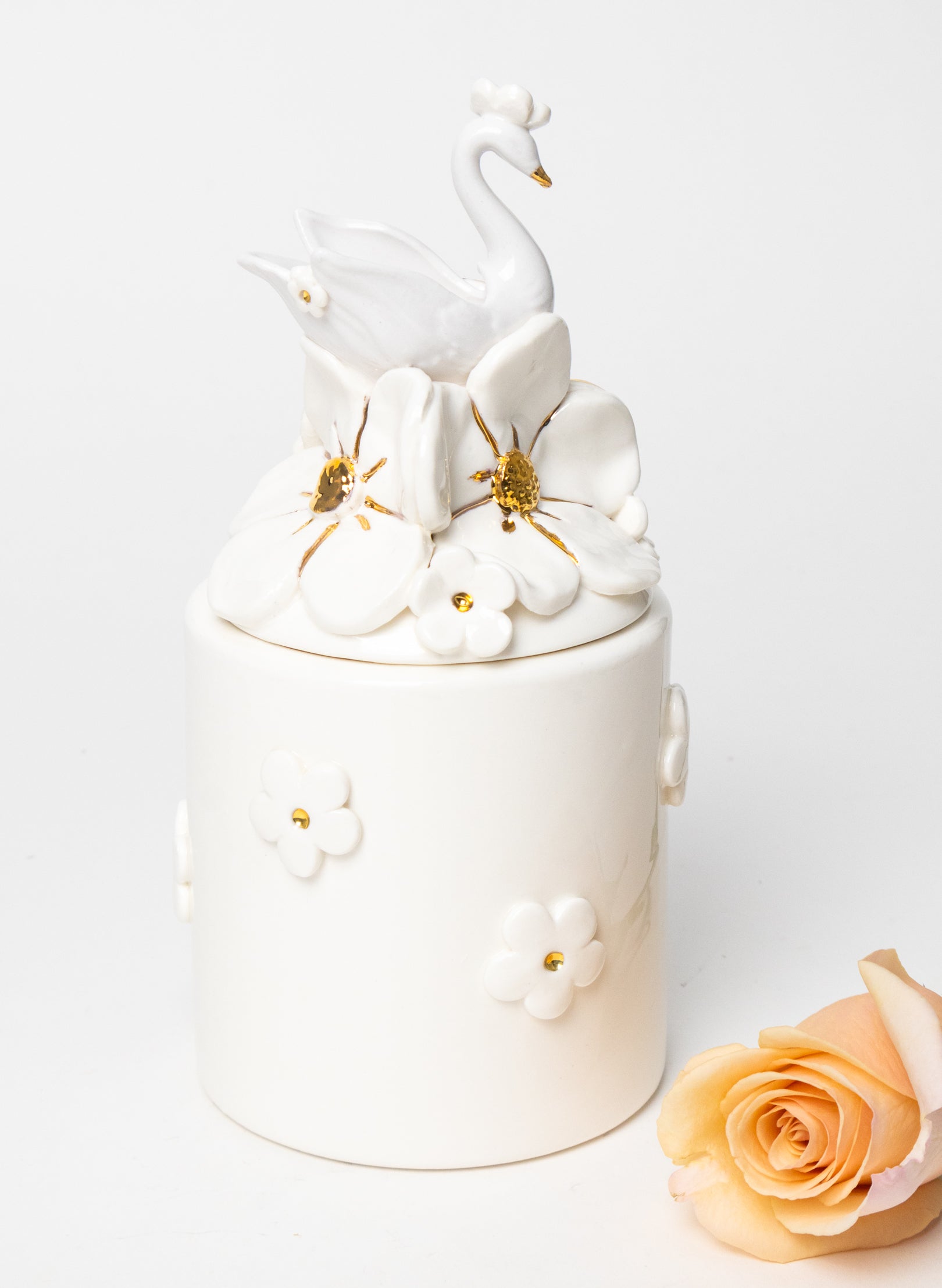 Small Swan Jar