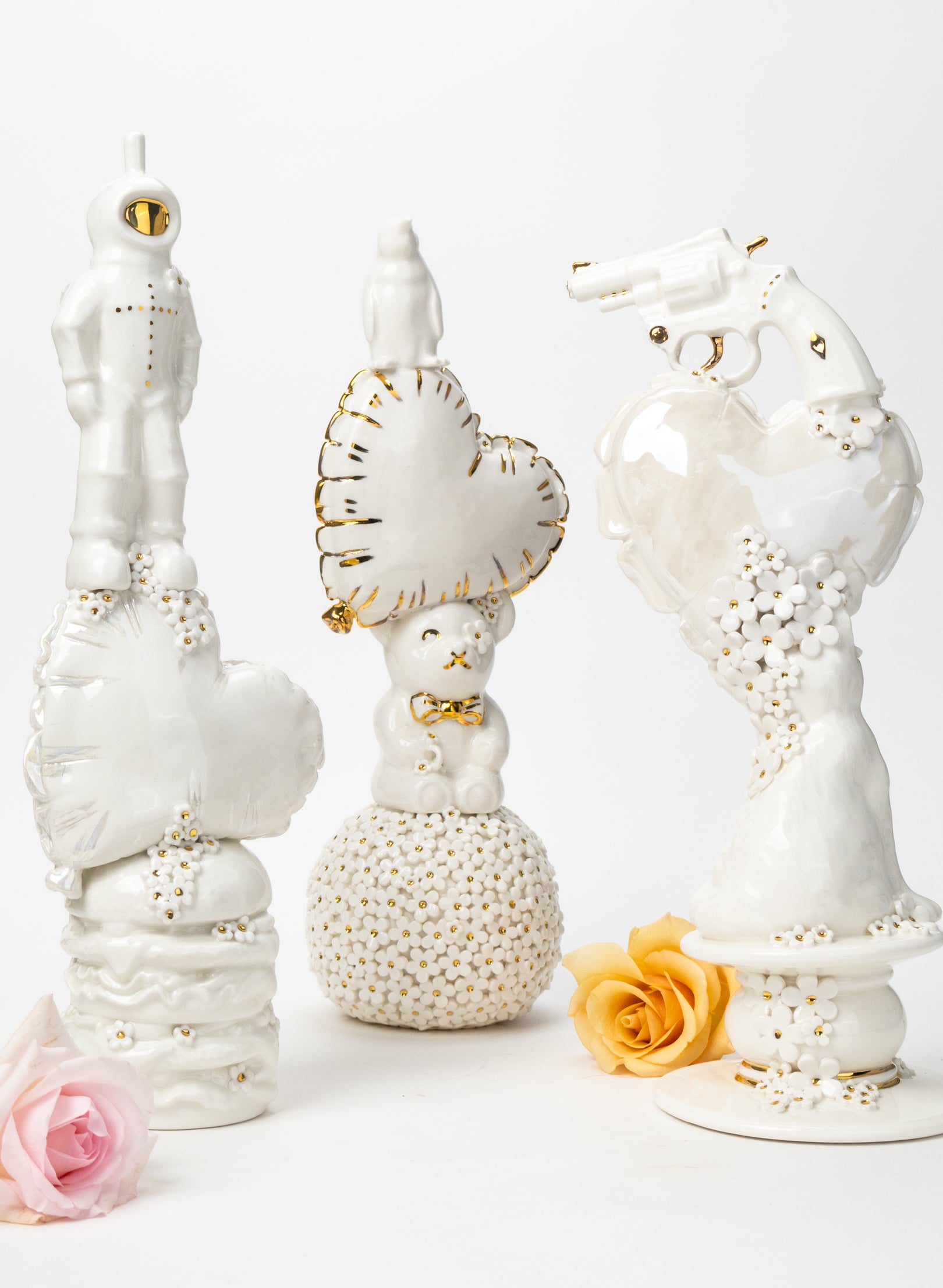 Object Stack with Bear, Heart and Penguin