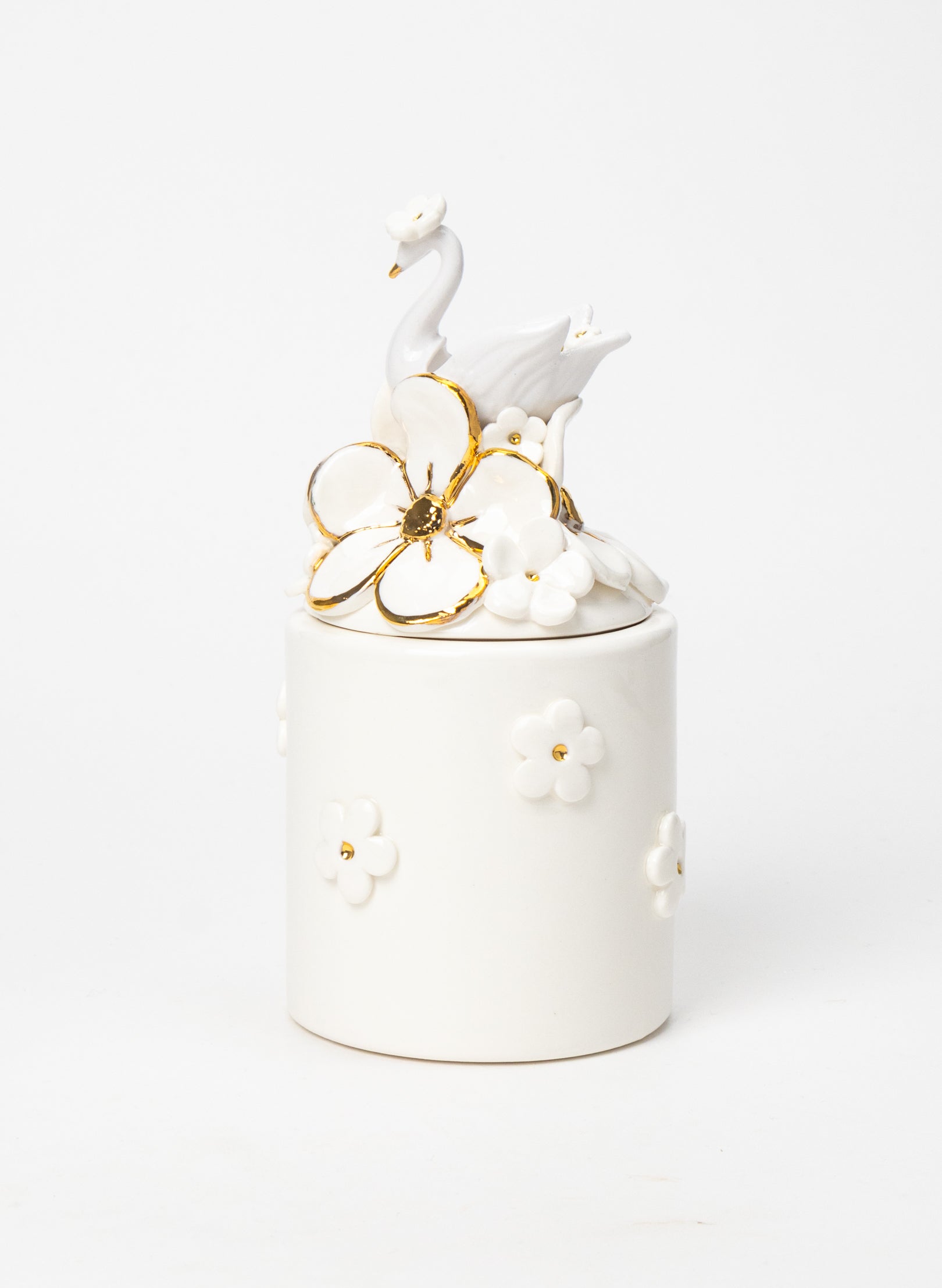 Small Swan Jar