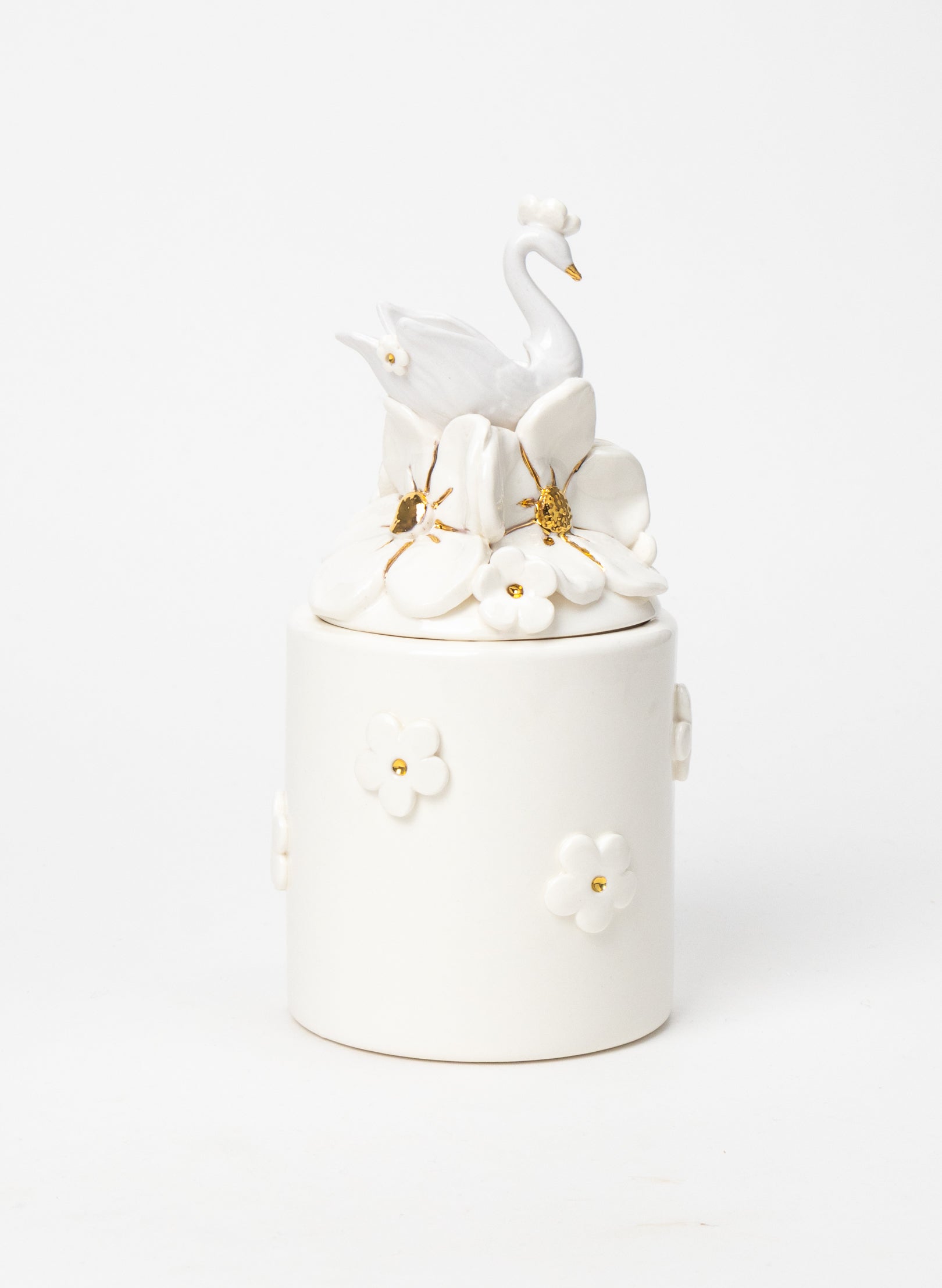 Small Swan Jar
