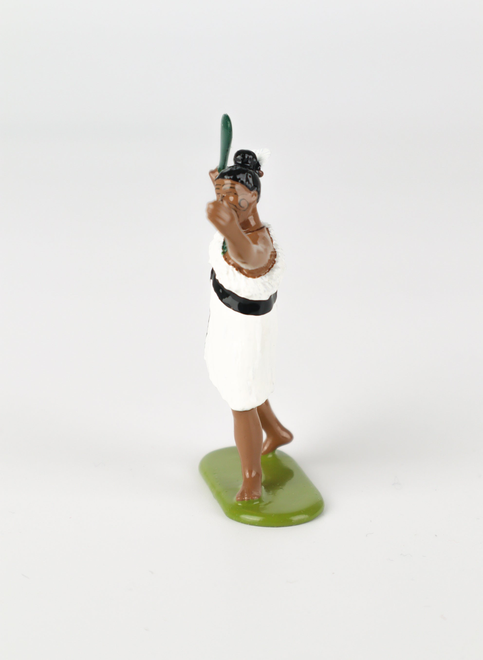 Maori Warrior With Mere Pounamu