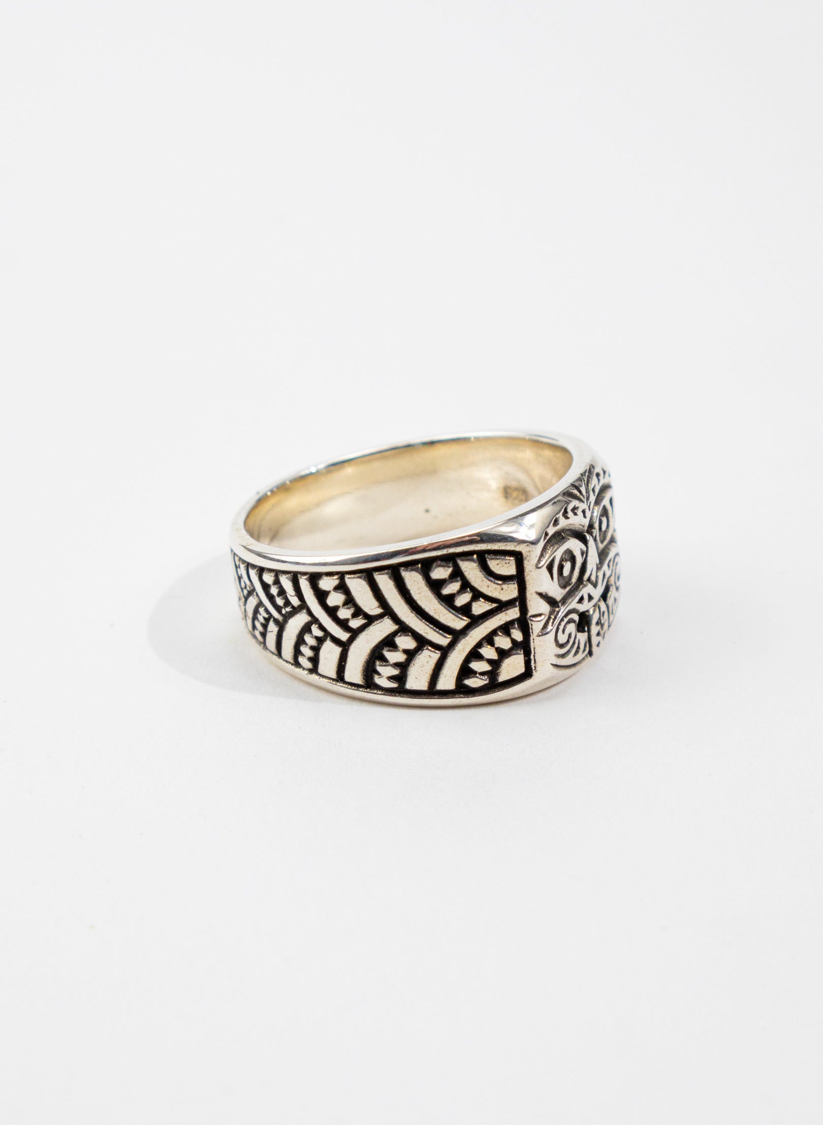 Tā Moko Ring - Sterling Silver