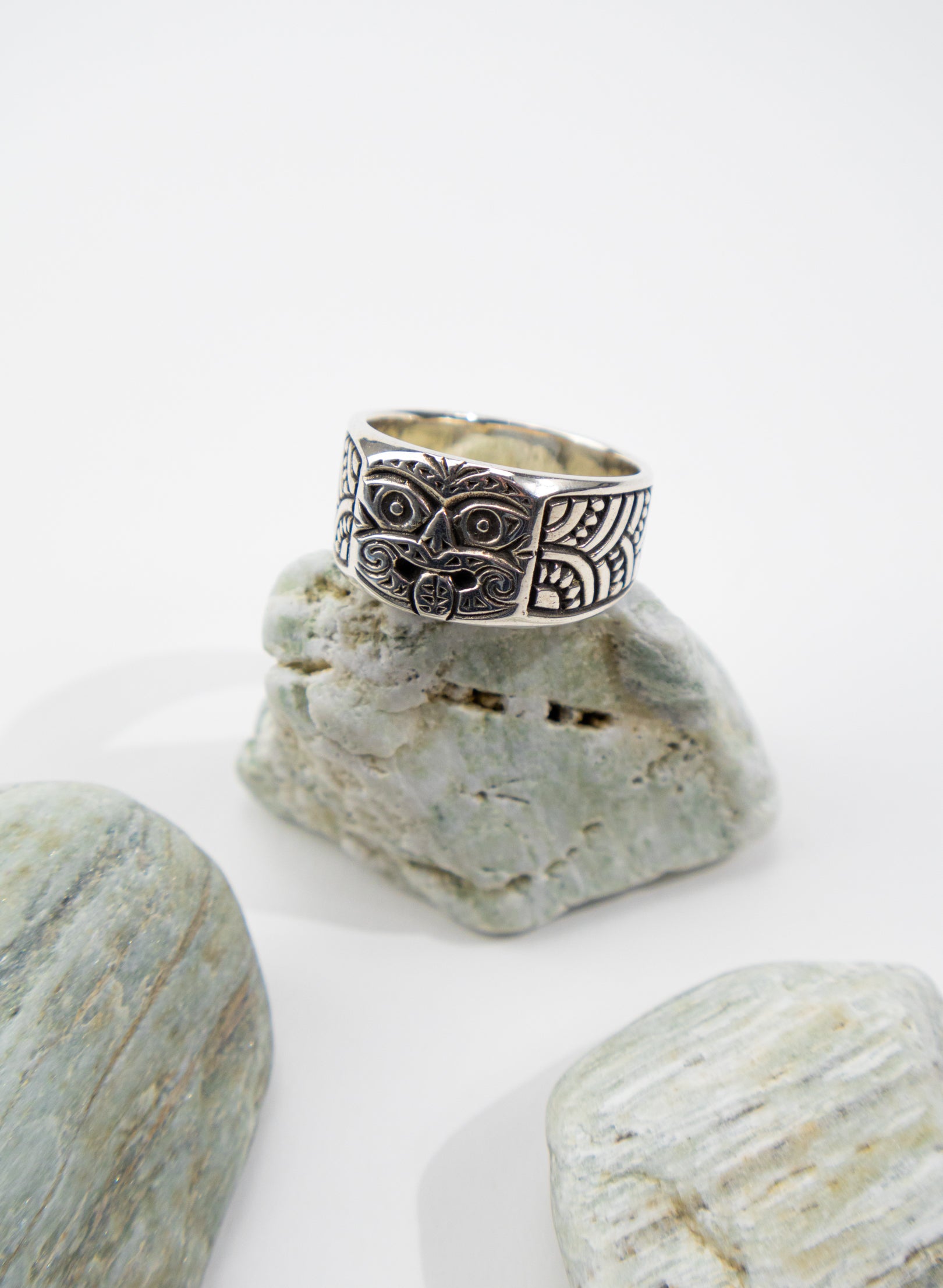 Tā Moko Ring - Sterling Silver