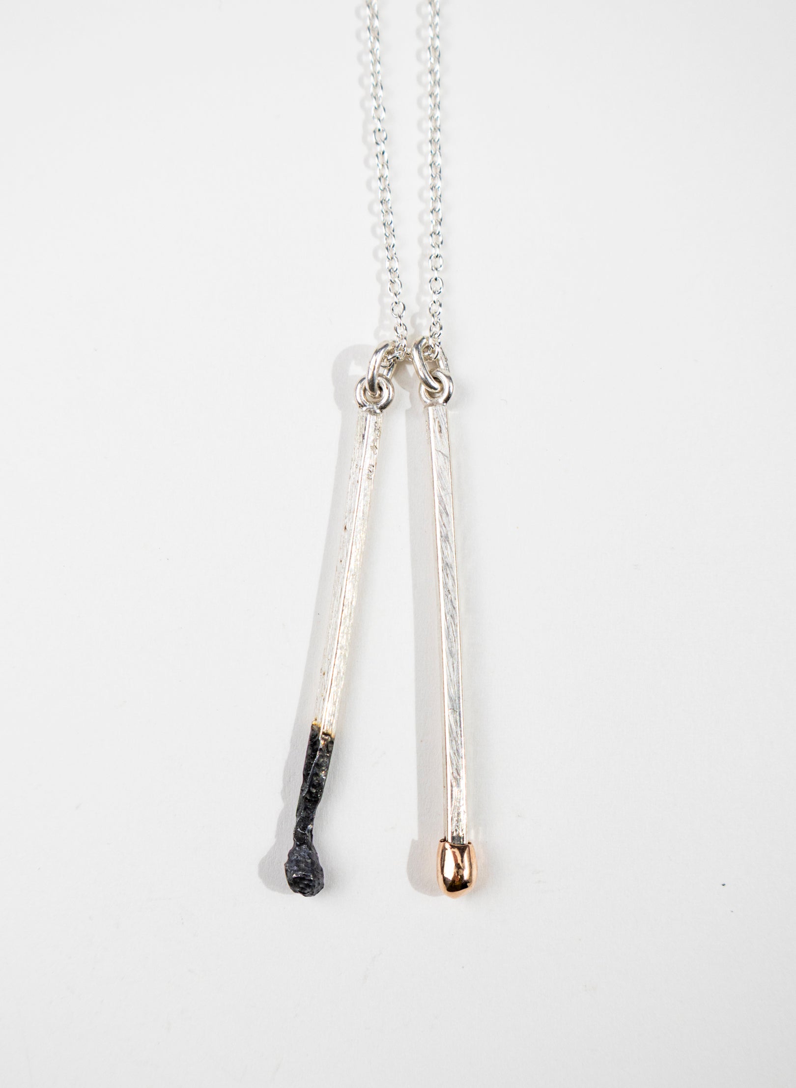 Burnt and Live Match Pendant