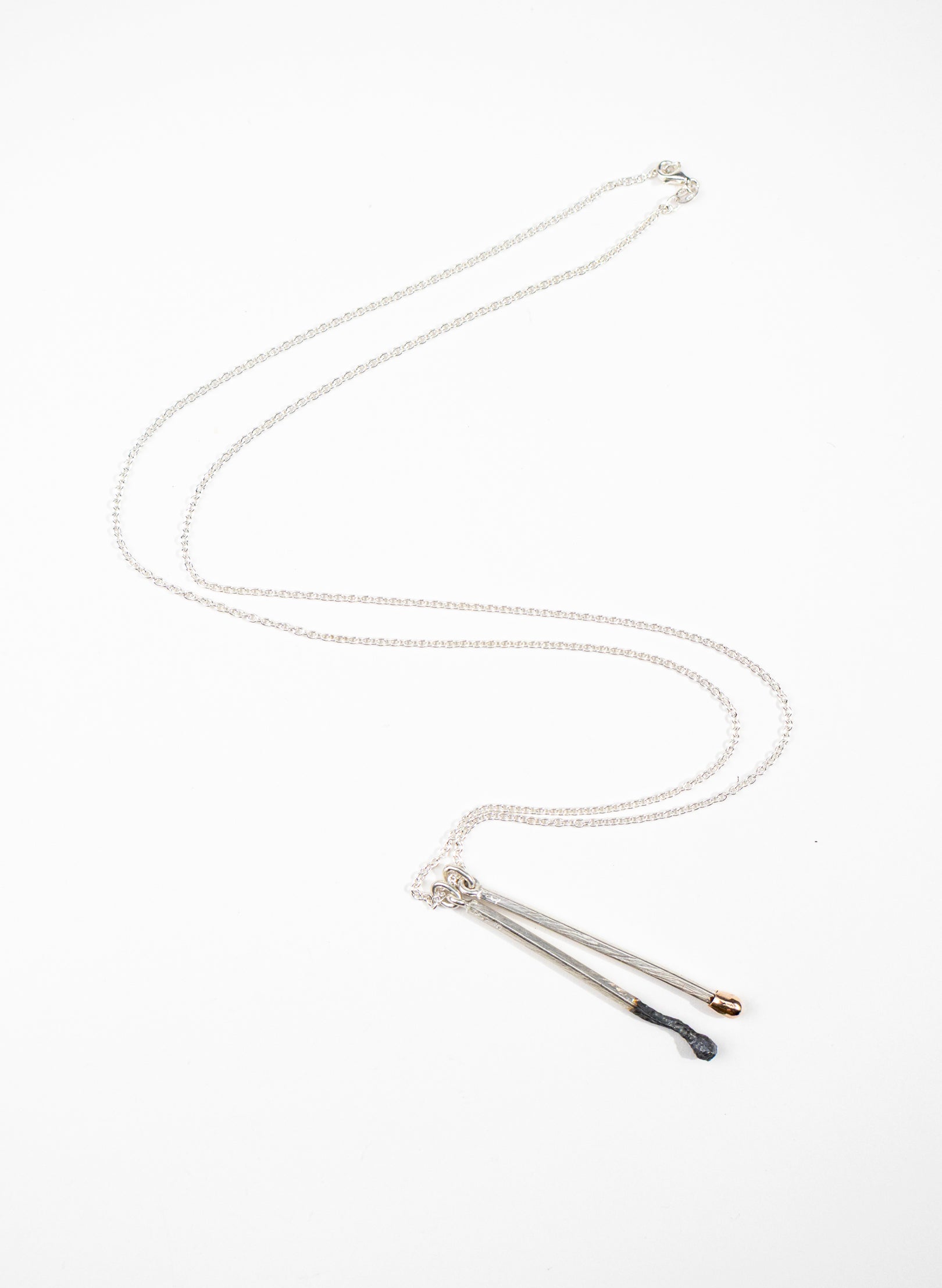 Burnt and Live Match Pendant