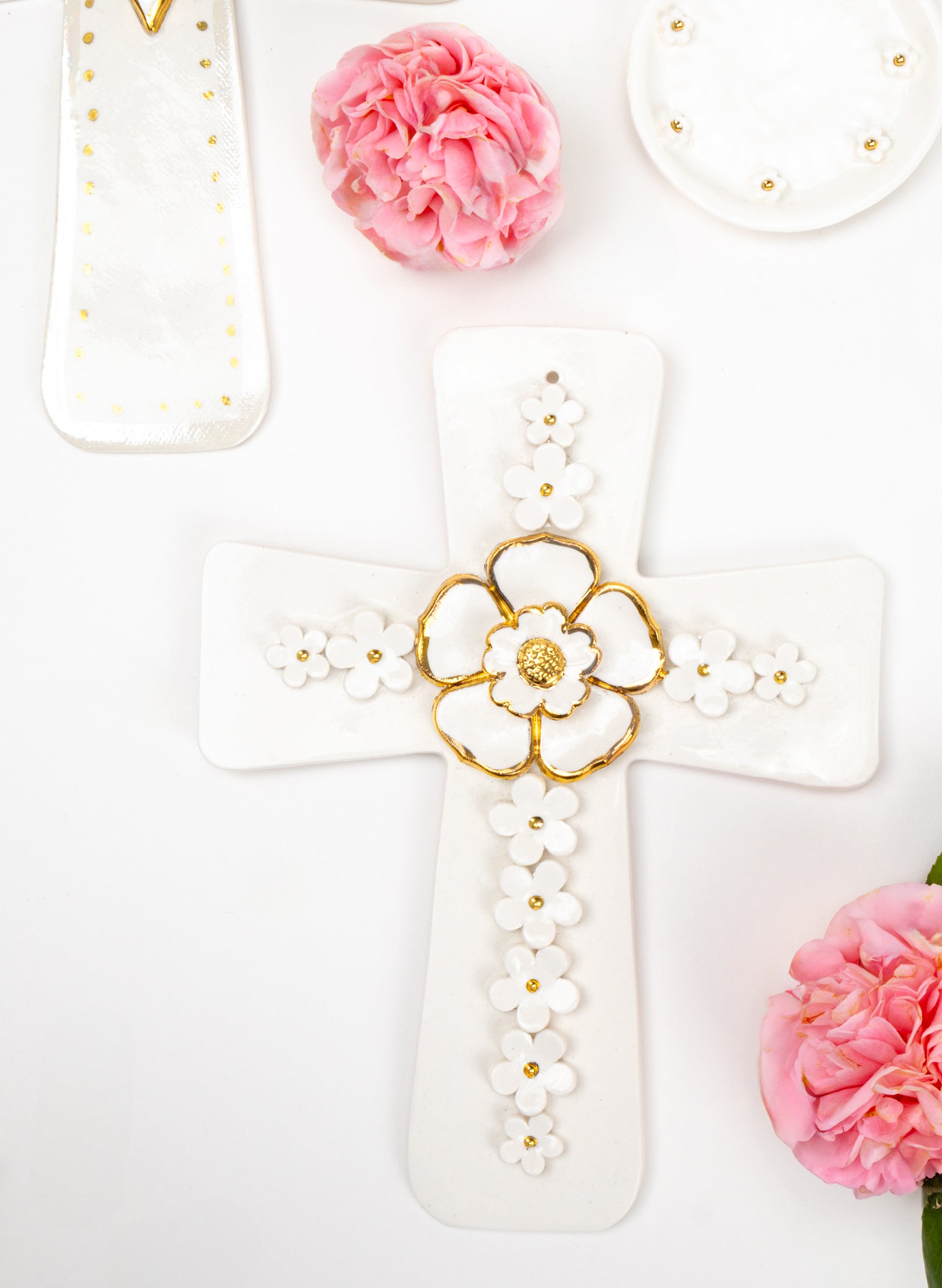 Large Flower Cross
