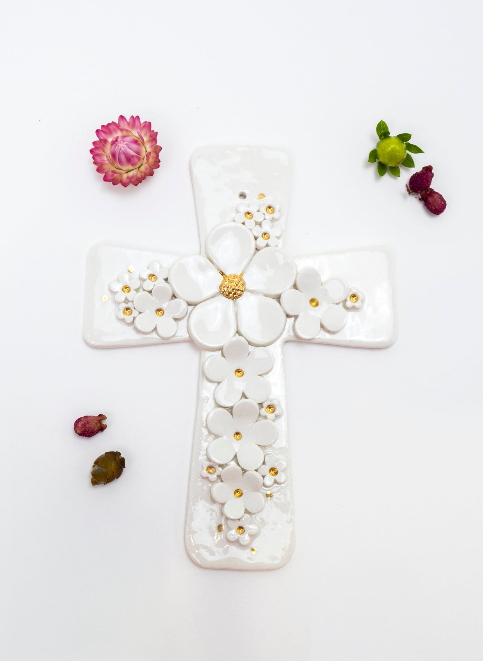 Medium Flower Cross