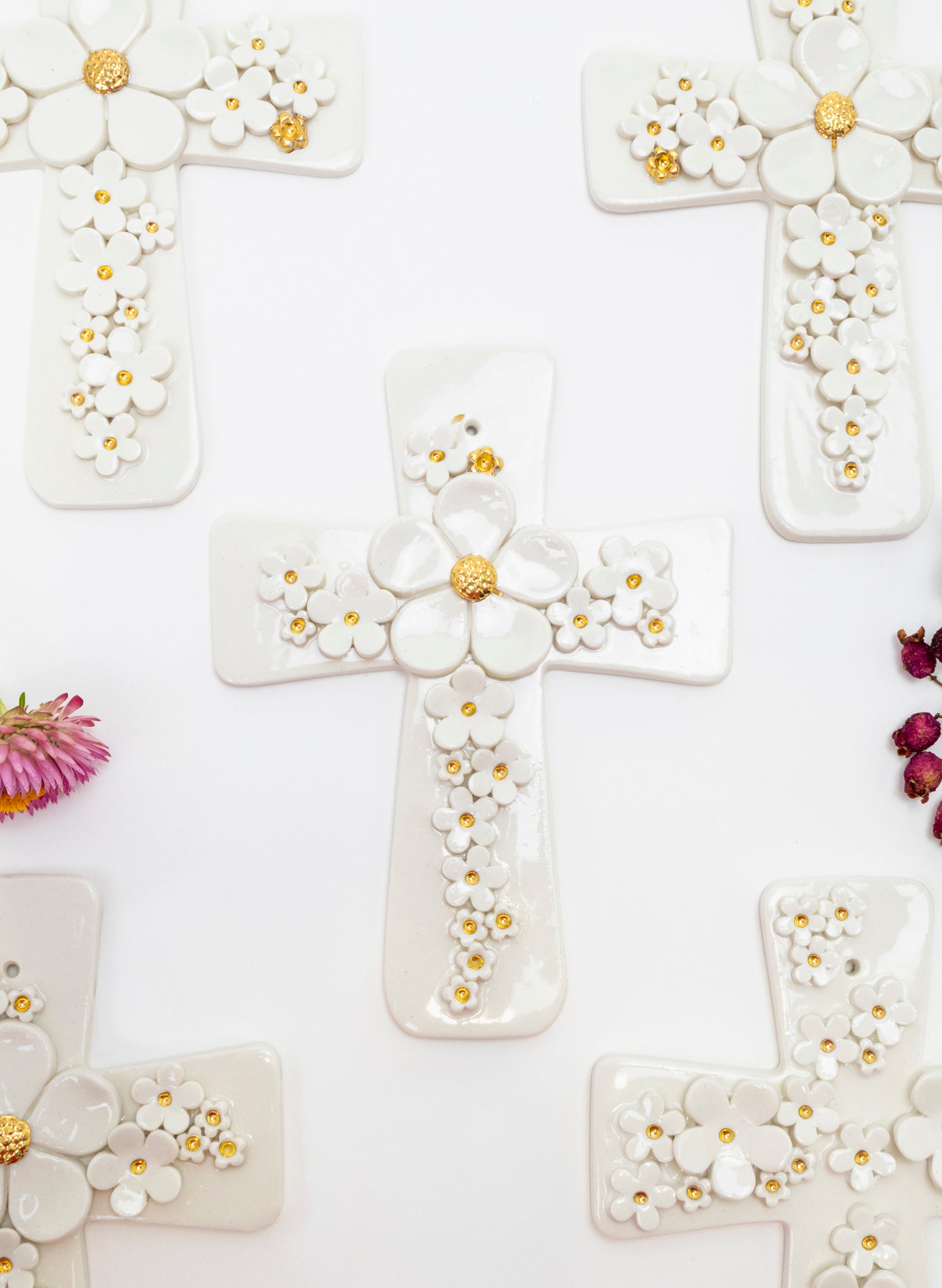 Medium Flower Cross