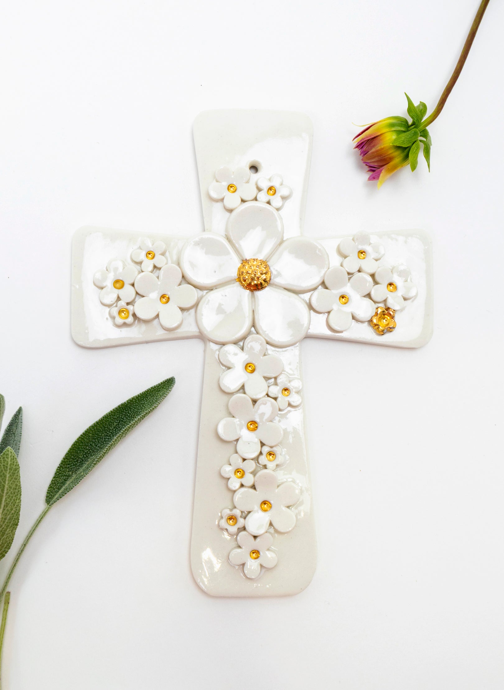 Medium Flower Cross