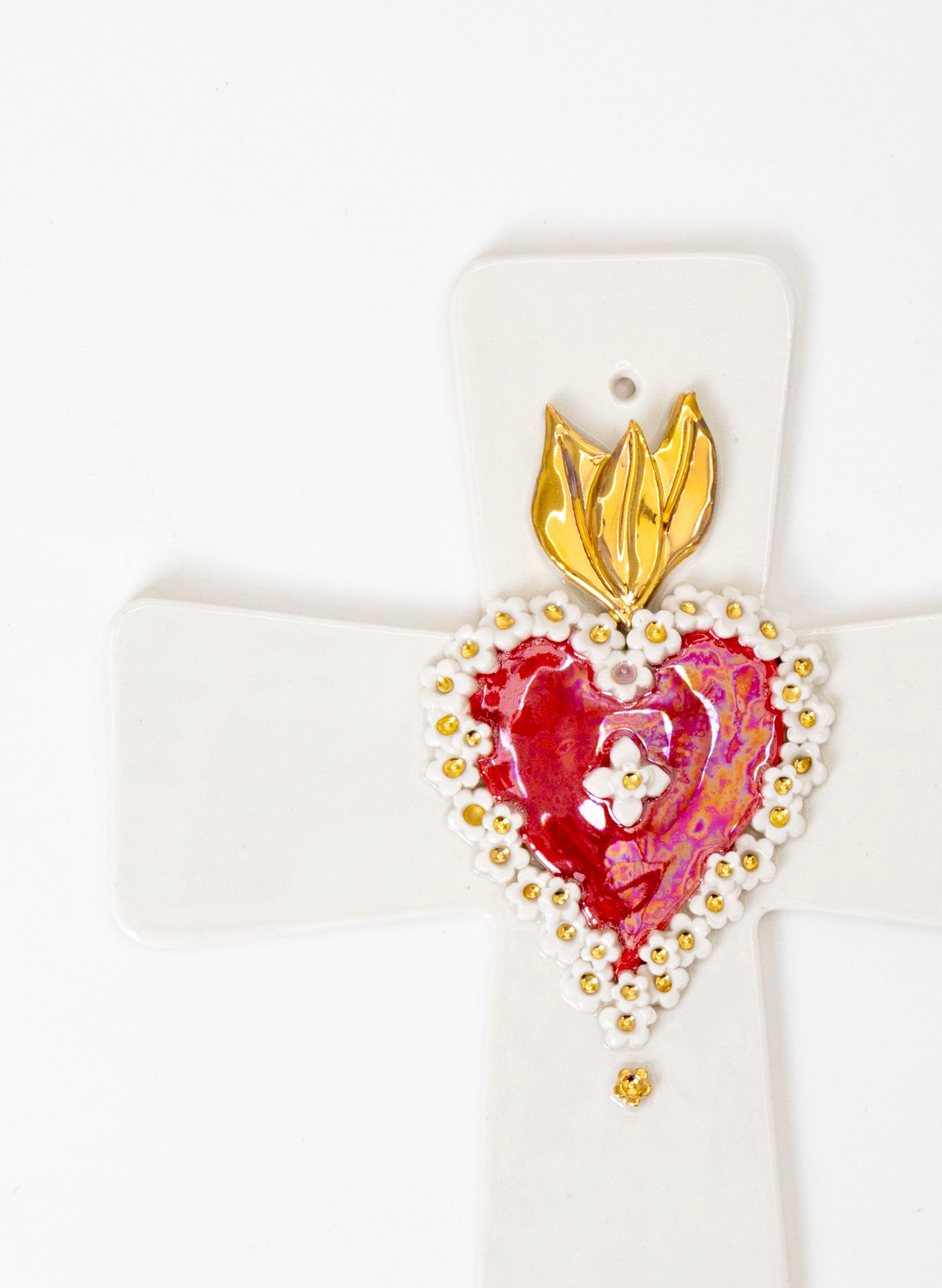 Large Sacred Heart Cross