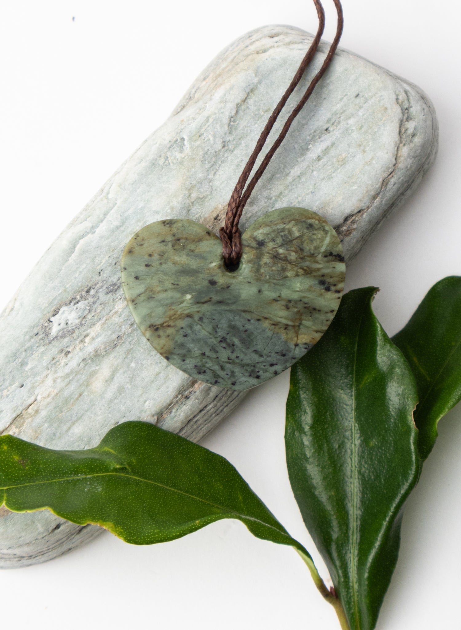 Medium Pounamu Heart