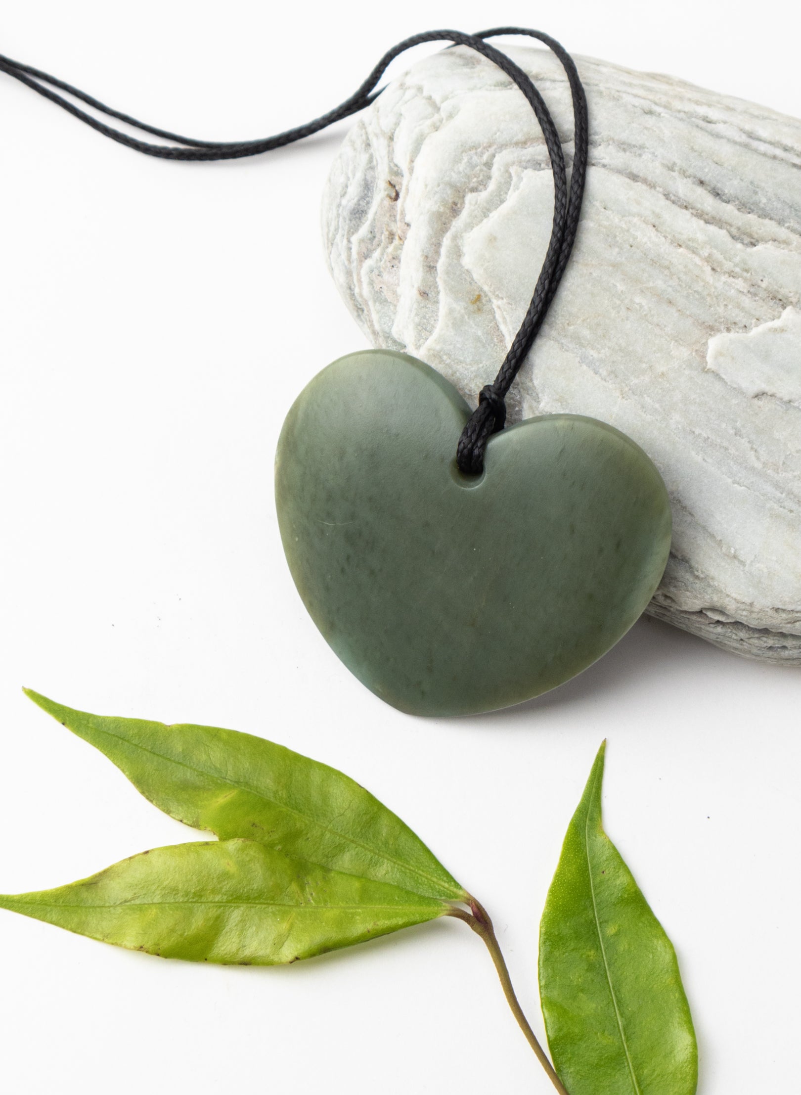 Medium Pounamu Heart