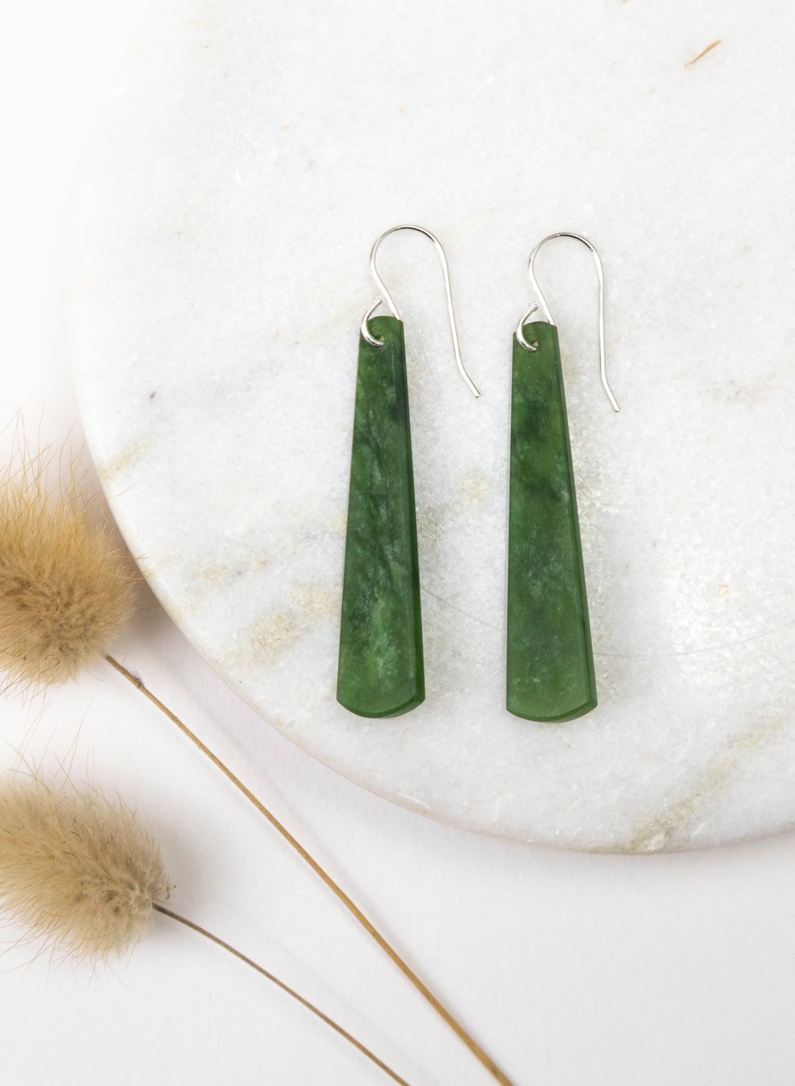 Pounamu Drop Earrings