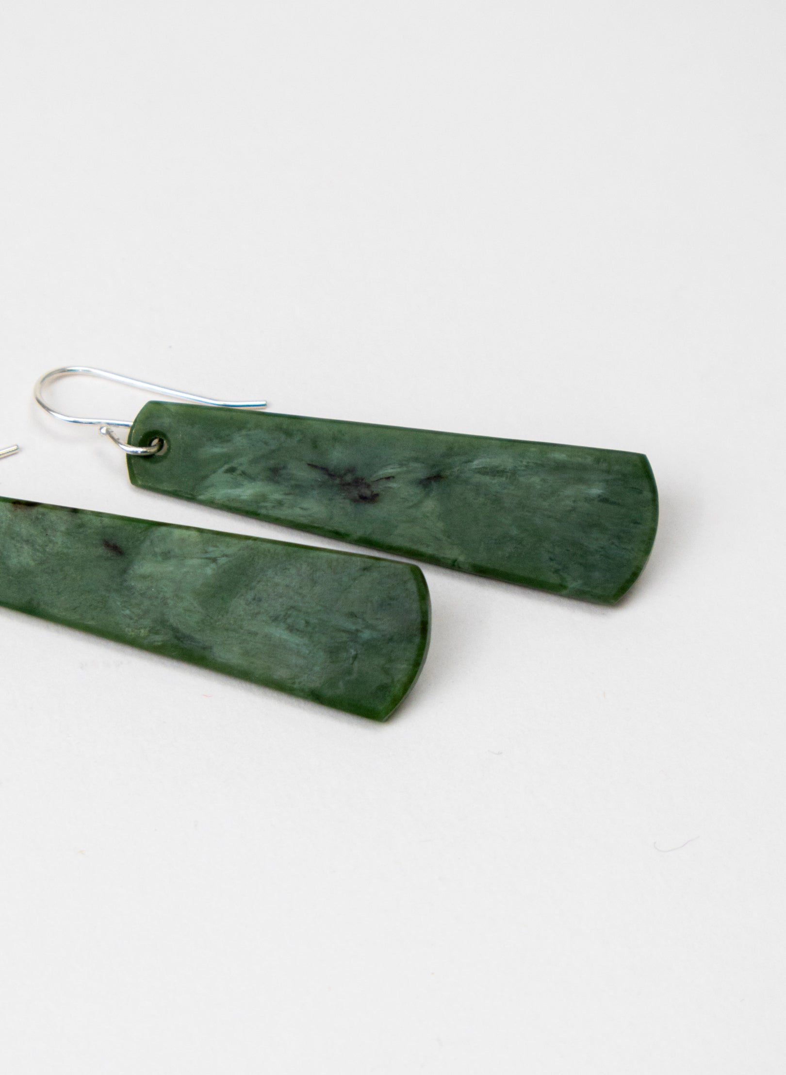 Raukaraka Pounamu Drop Earrings