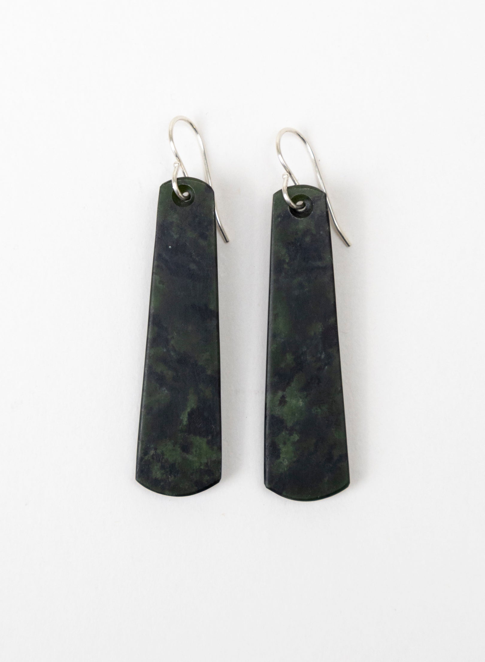 Kawakawa Pounamu Drop Earrings