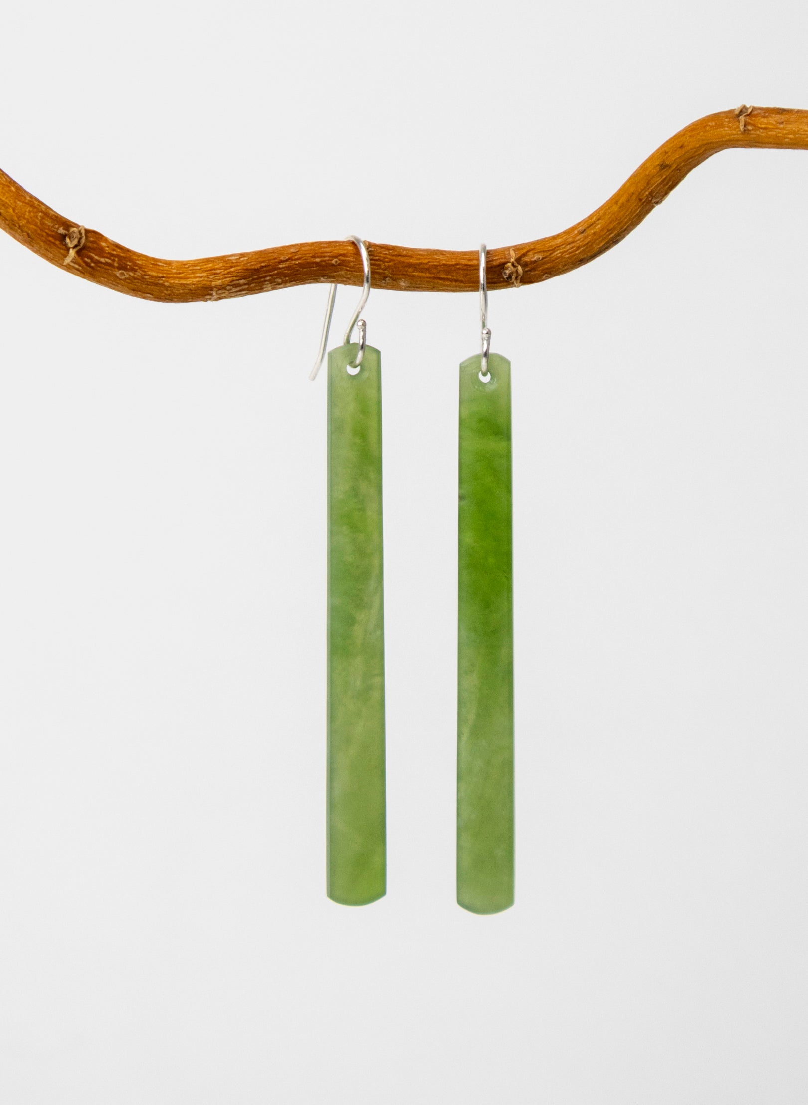 Inanga Pounamu Drop Earrings