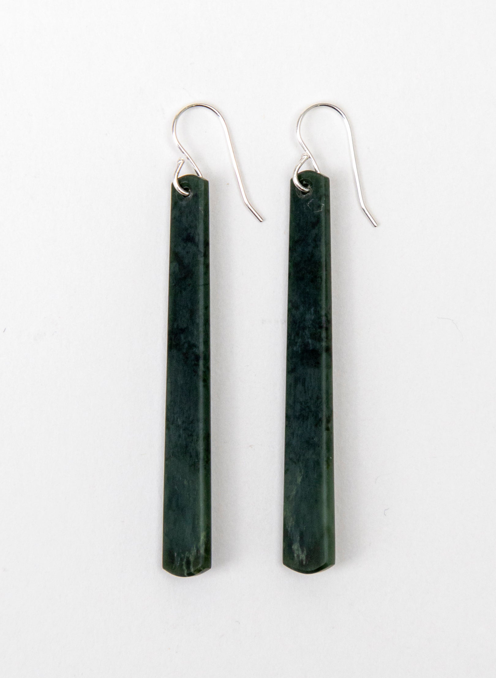 Kawakawa Pounamu Drop Earrings