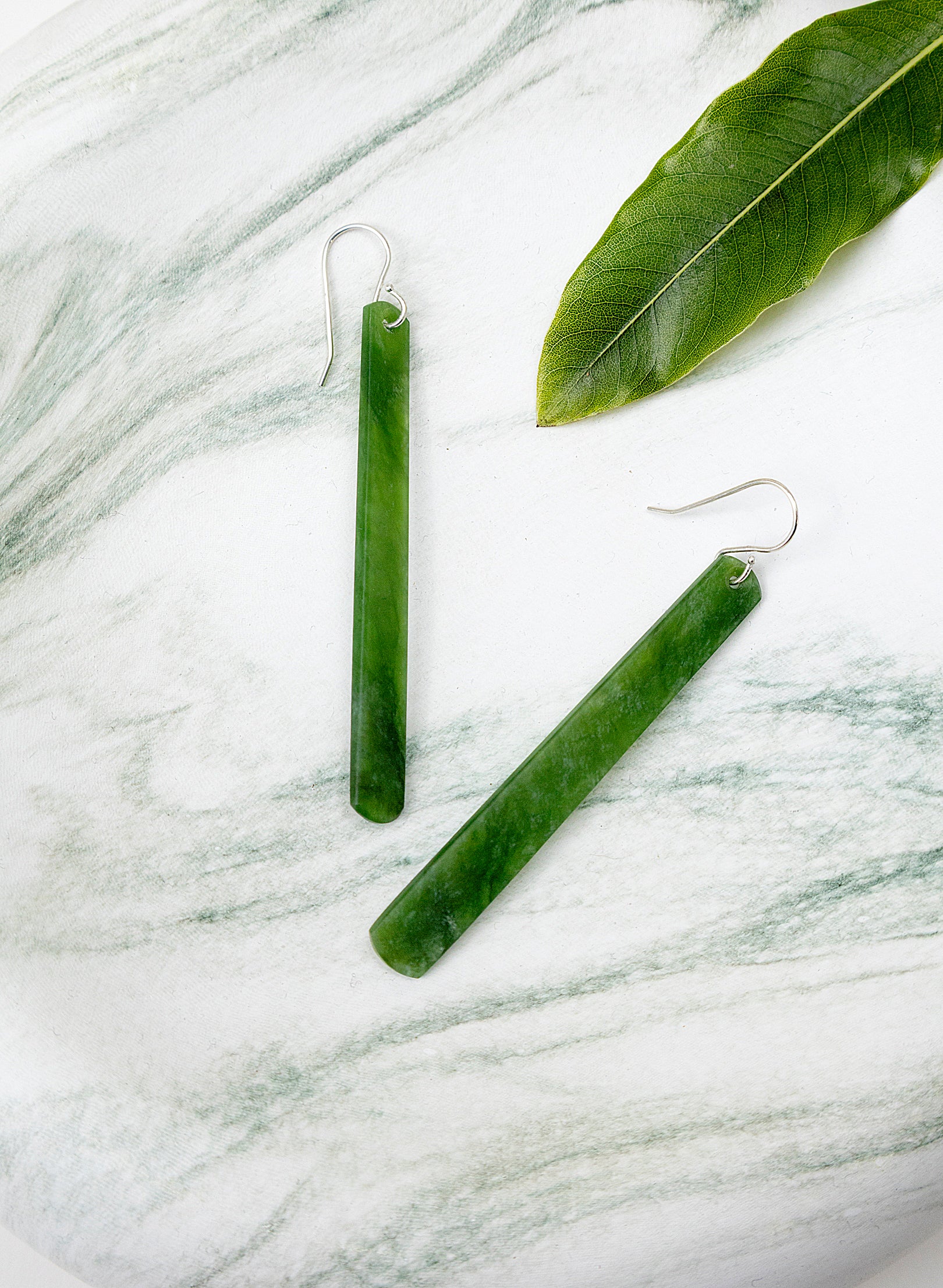 Pounamu Drop Earrings