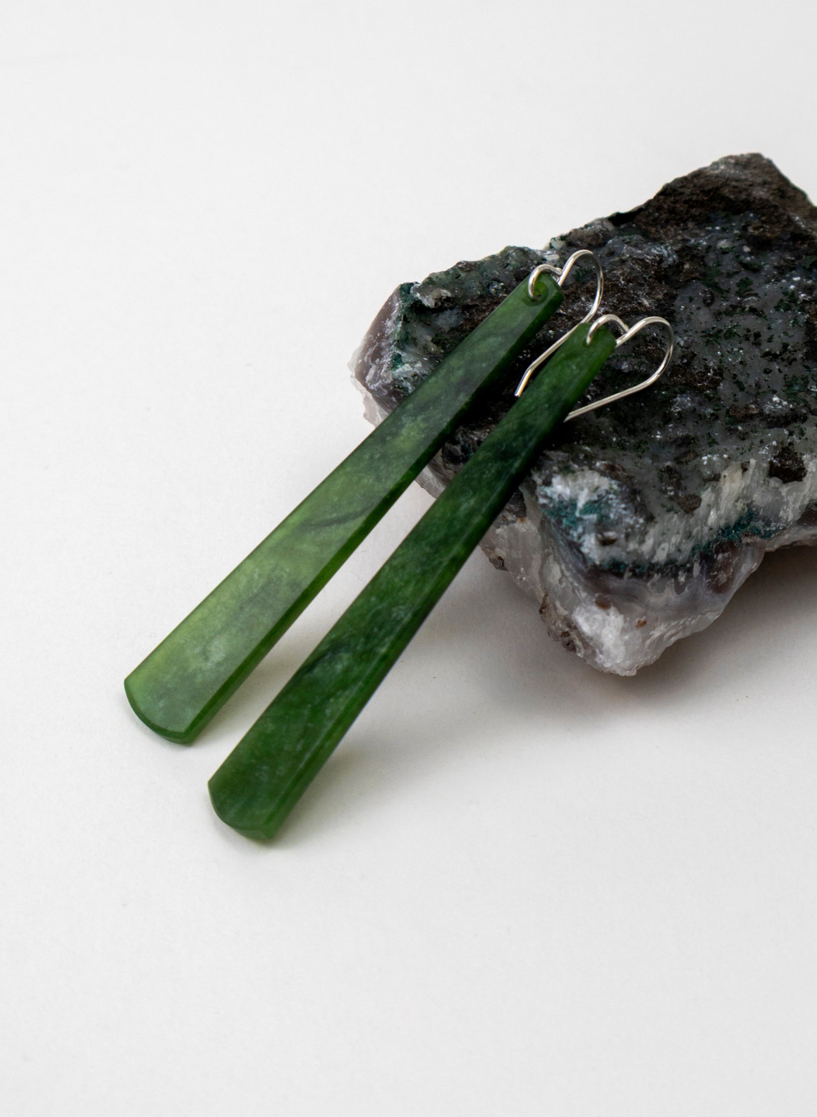 Pounamu Drop Earrings