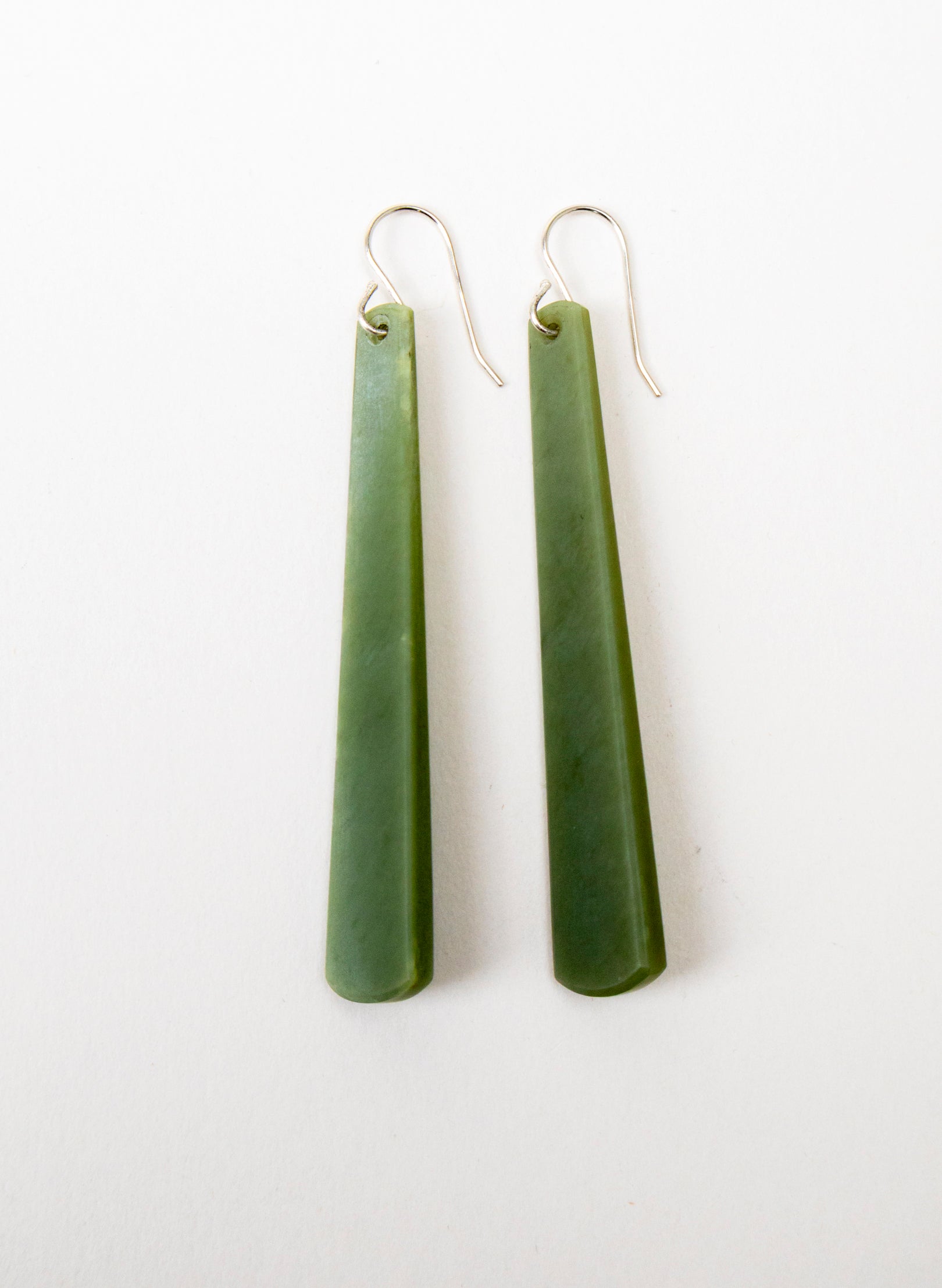 Inanga Pounamu Drop Earrings