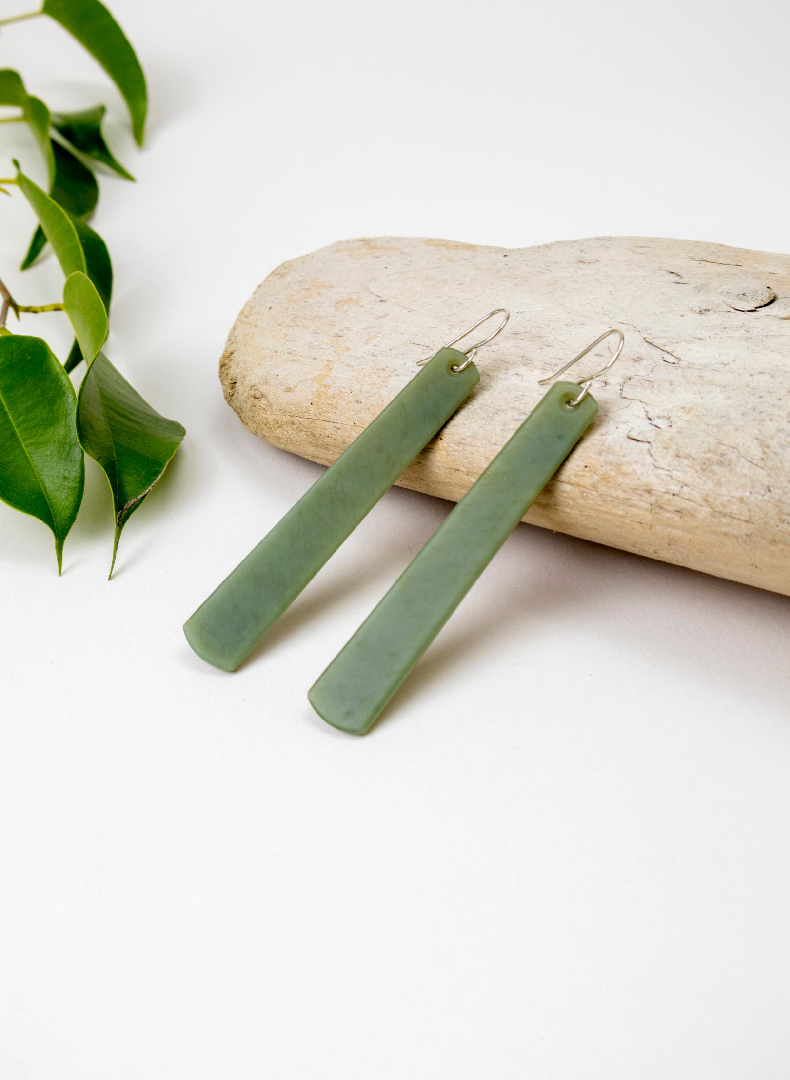 Inanga Pounamu Drop Earrings