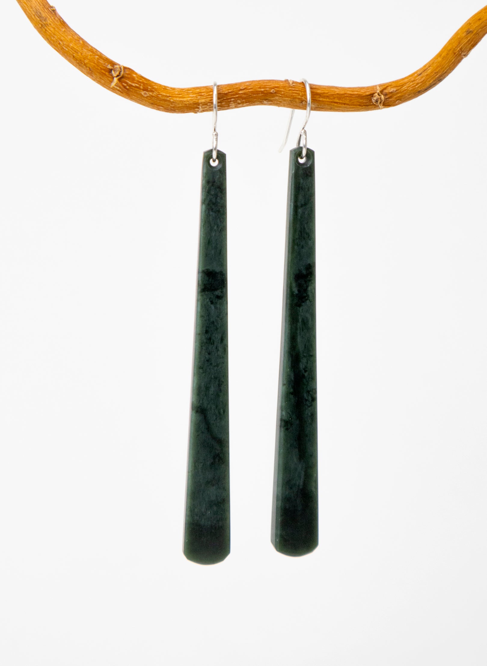 Kawakawa Pounamu Drop Earrings