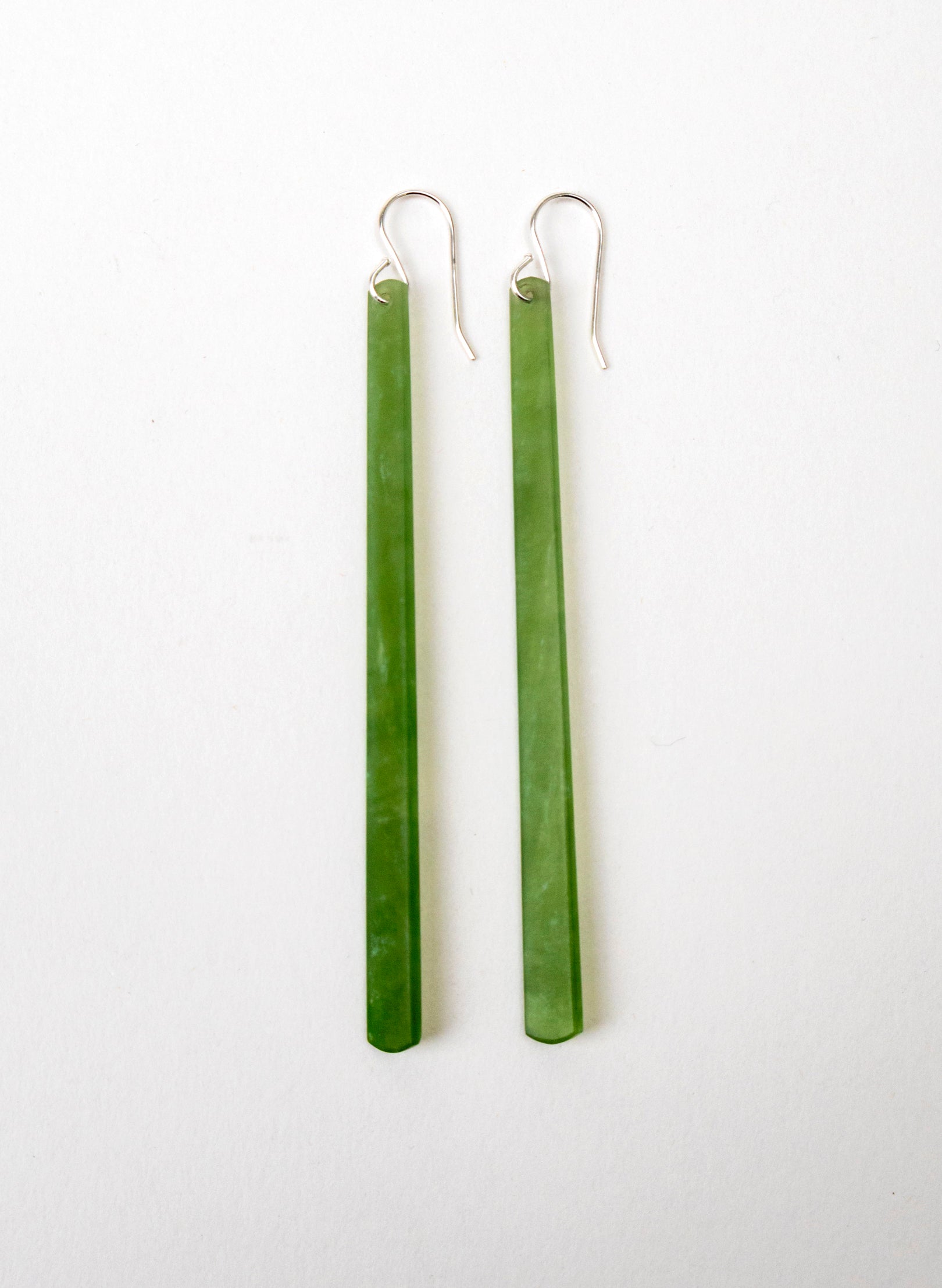 Inanga Pounamu Drop Earrings