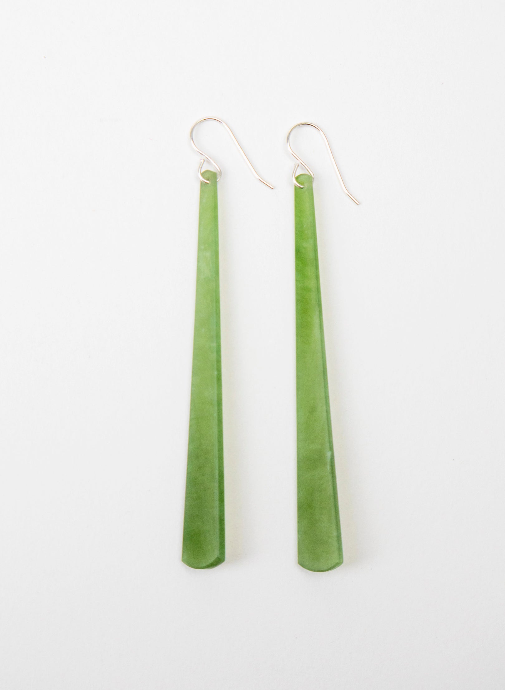 Inanga Pounamu Drop Earrings