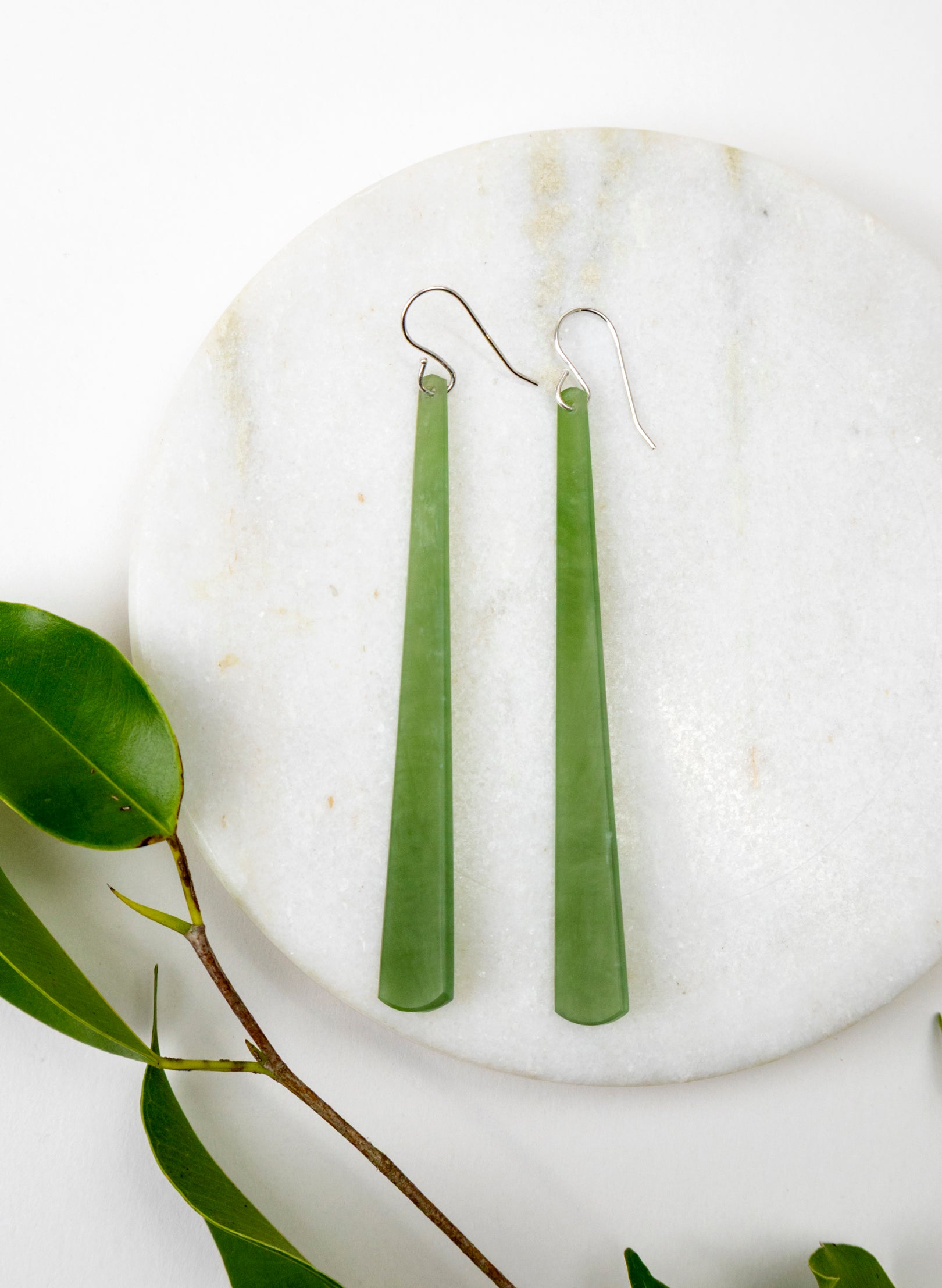 Inanga Pounamu Drop Earrings
