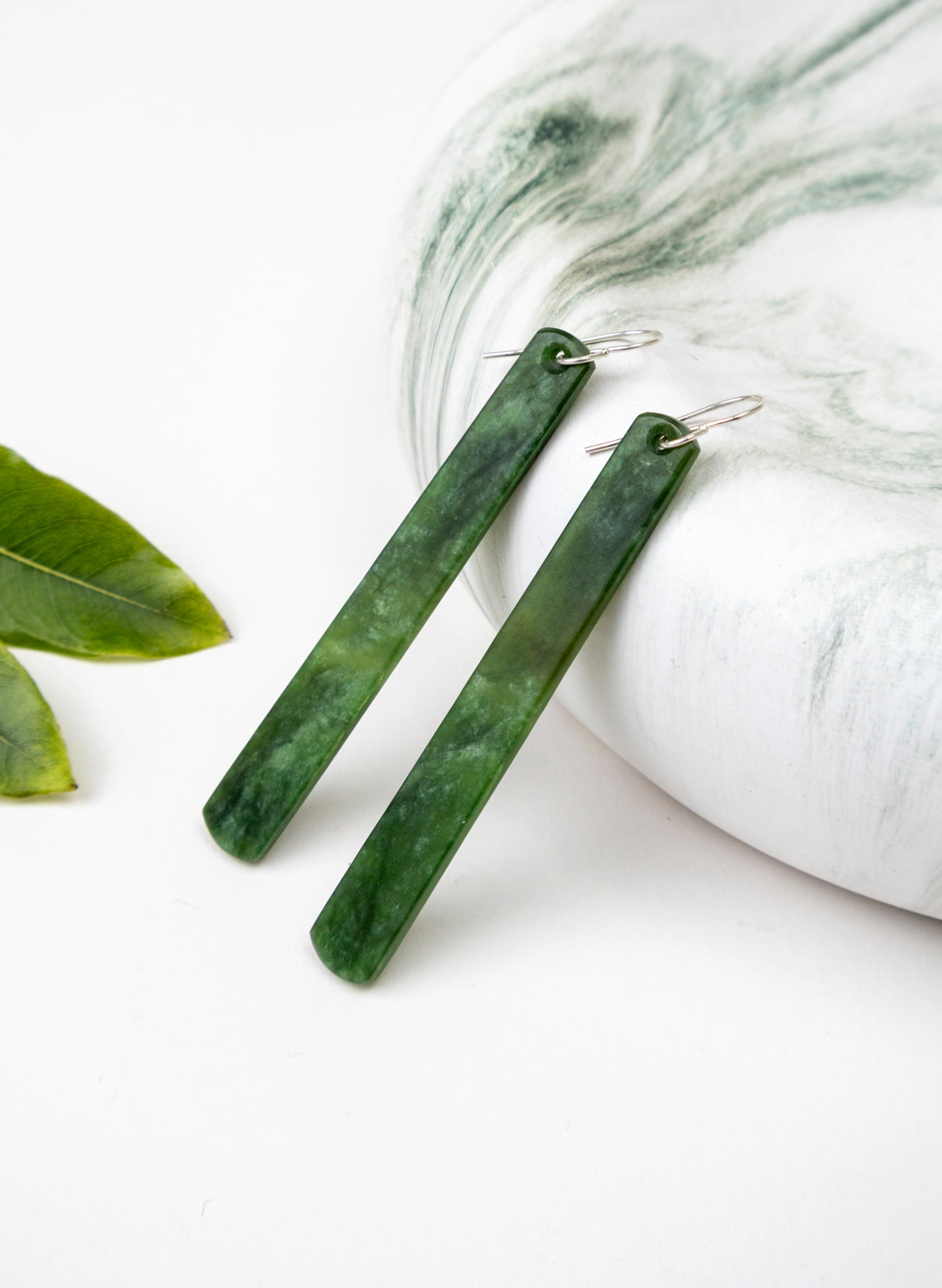 Pounamu Drop Earrings