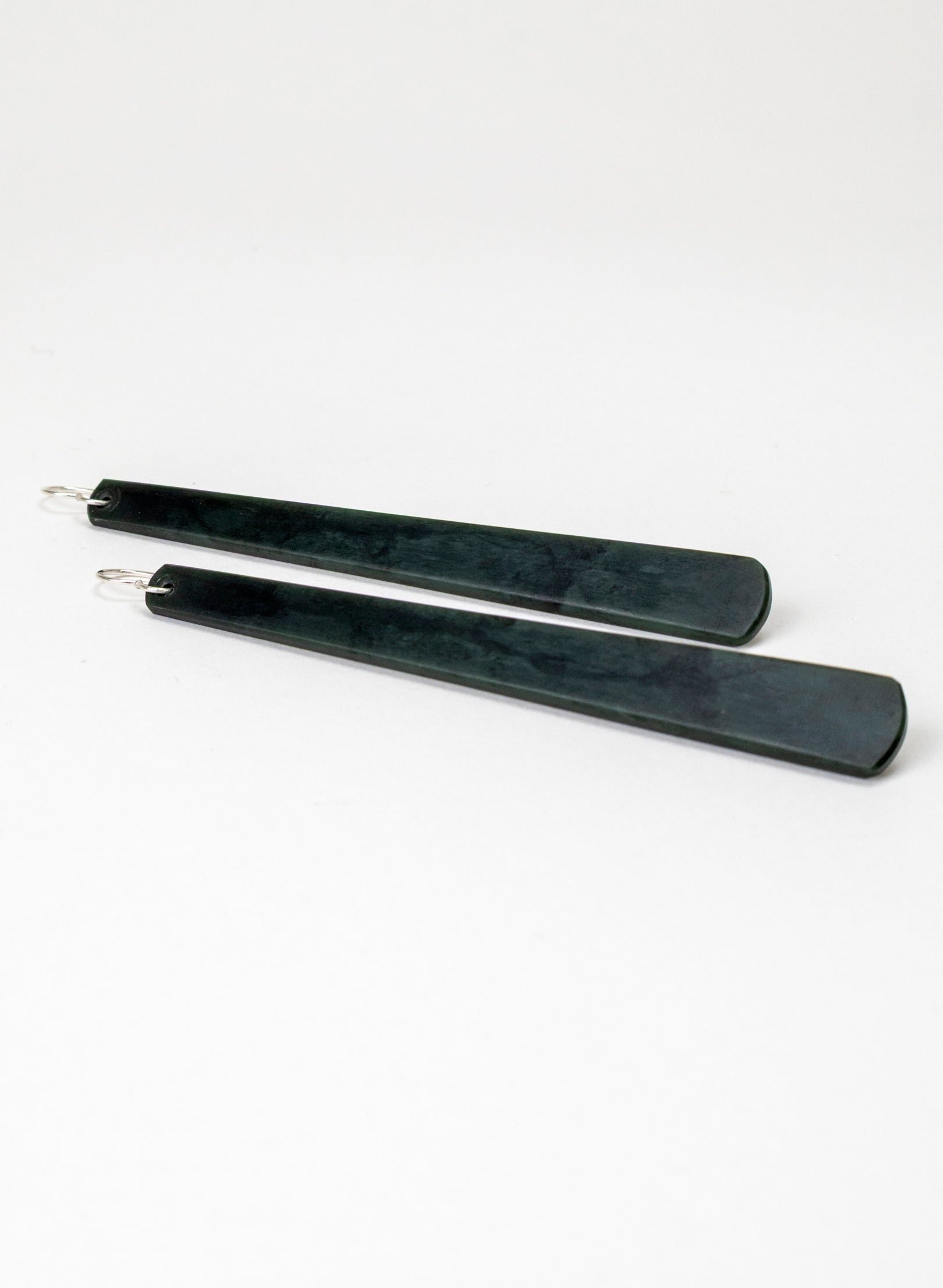 Kawakawa Pounamu Drop Earrings