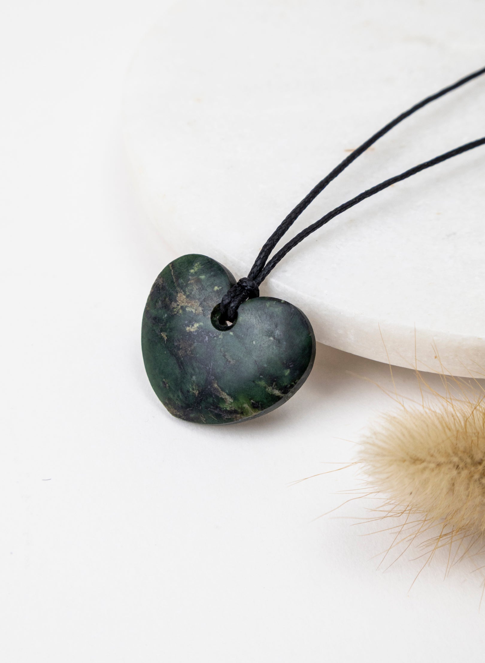Pepe Pounamu Heart Pendant