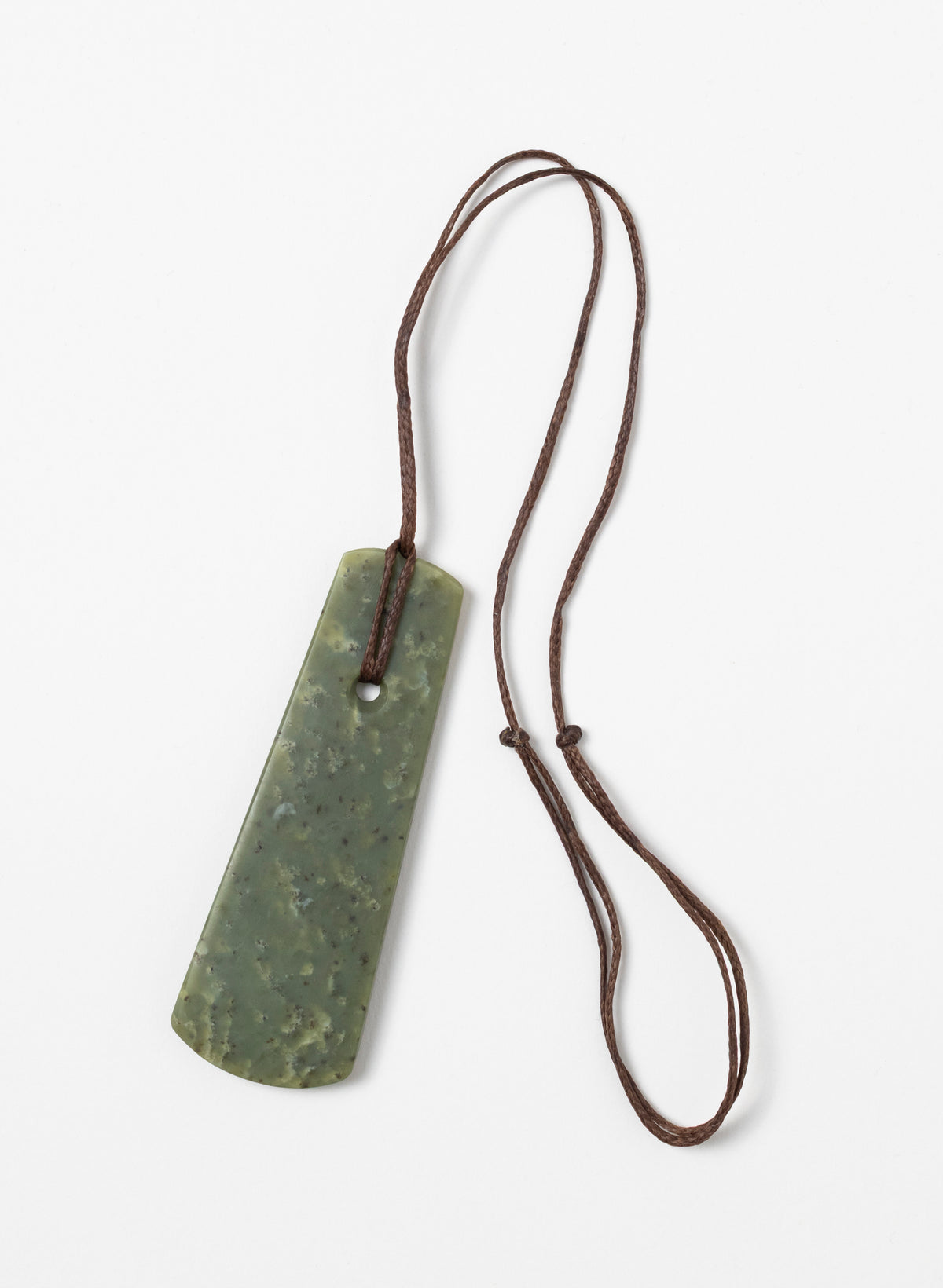 Kokopū Pounamu Wave Pendant