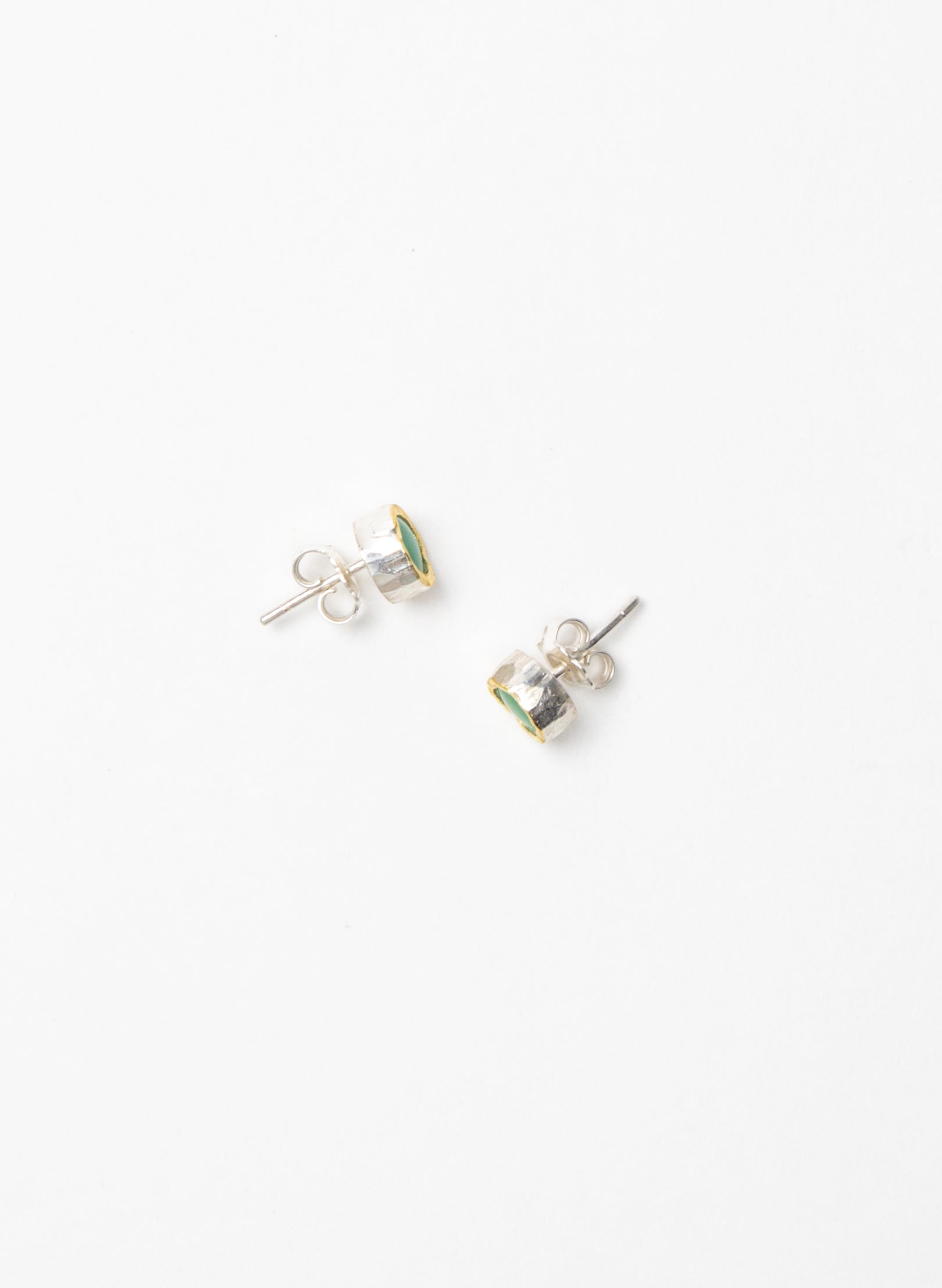 Chrysoprase Stud Earrings