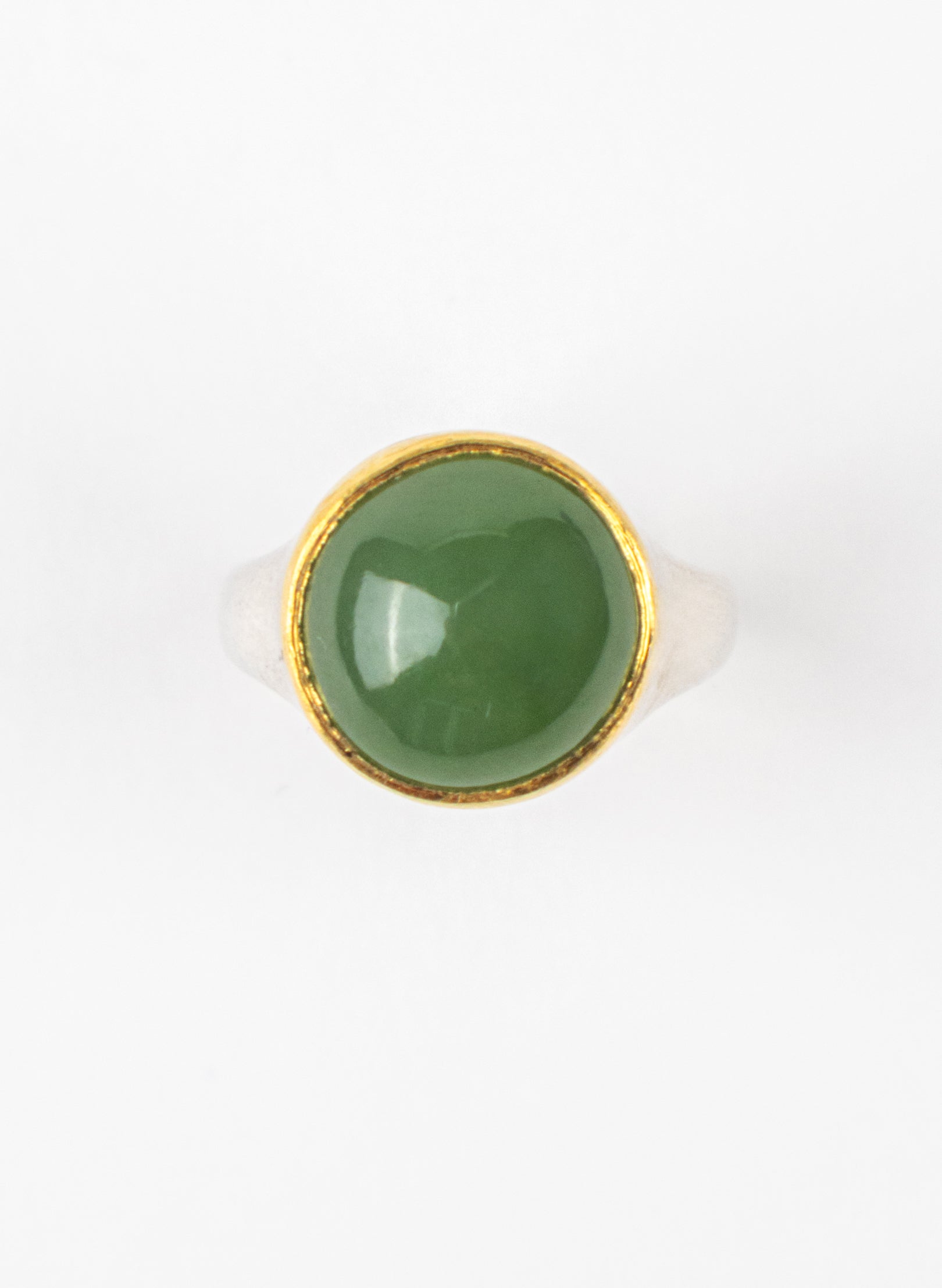 NZ Pounamu Round Ring