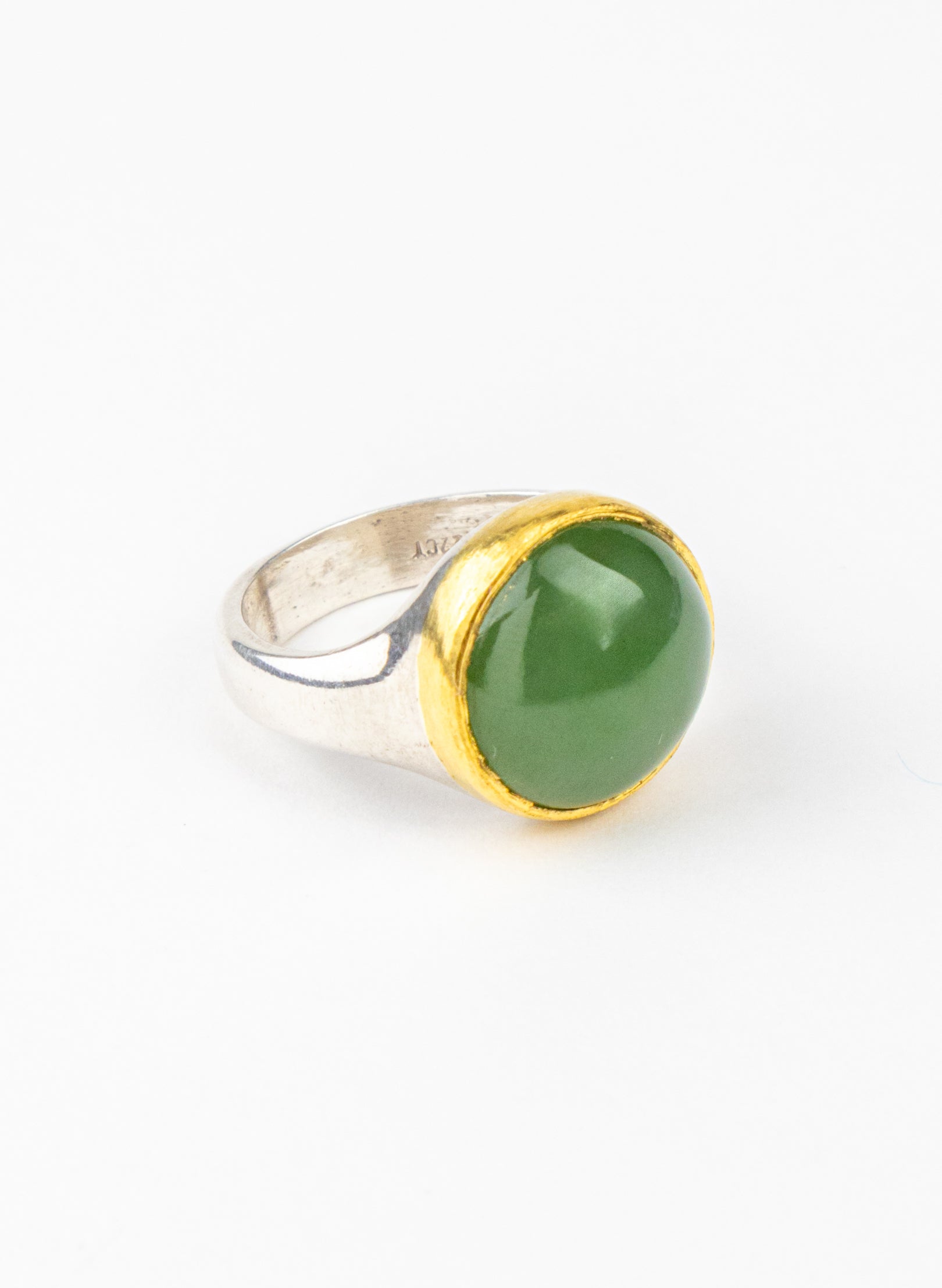 NZ Pounamu Round Ring