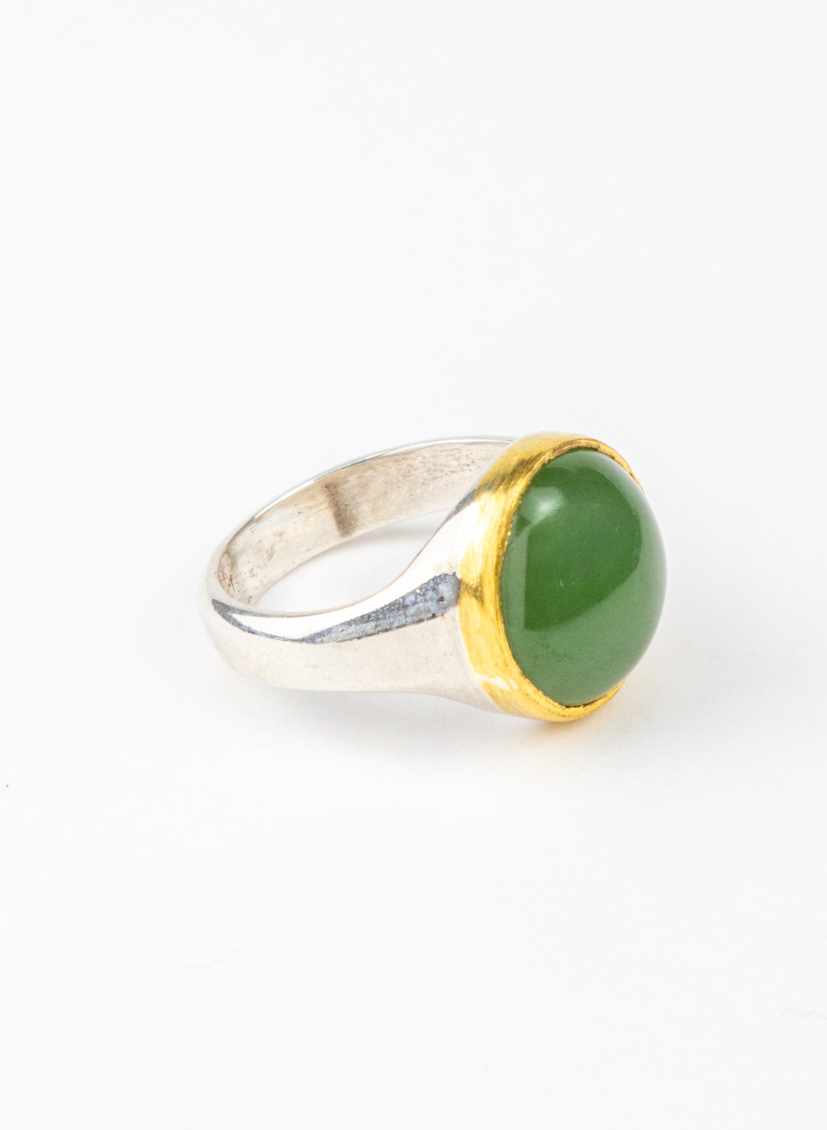 NZ Pounamu Round Ring