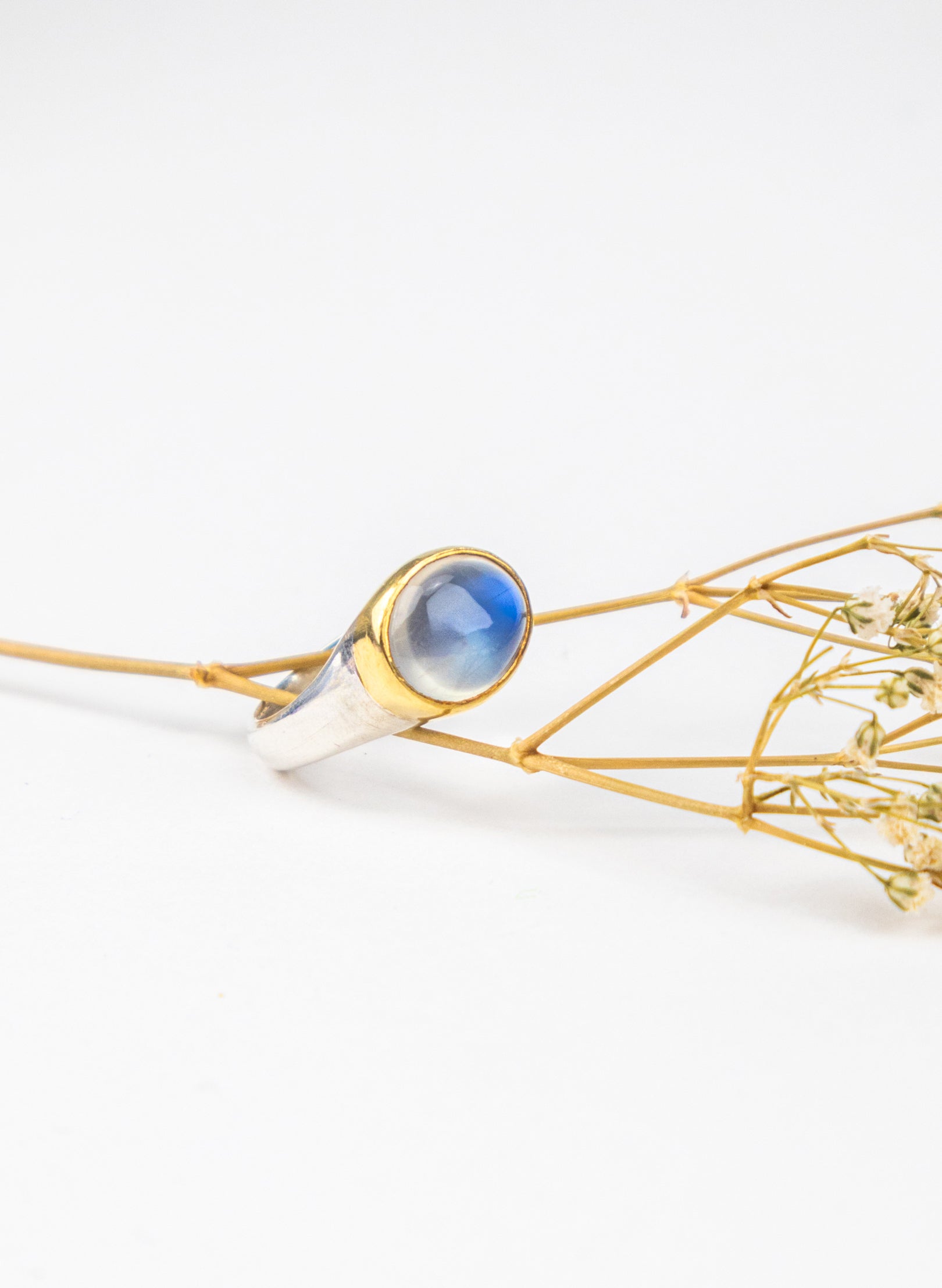 Oval Moonstone Ring