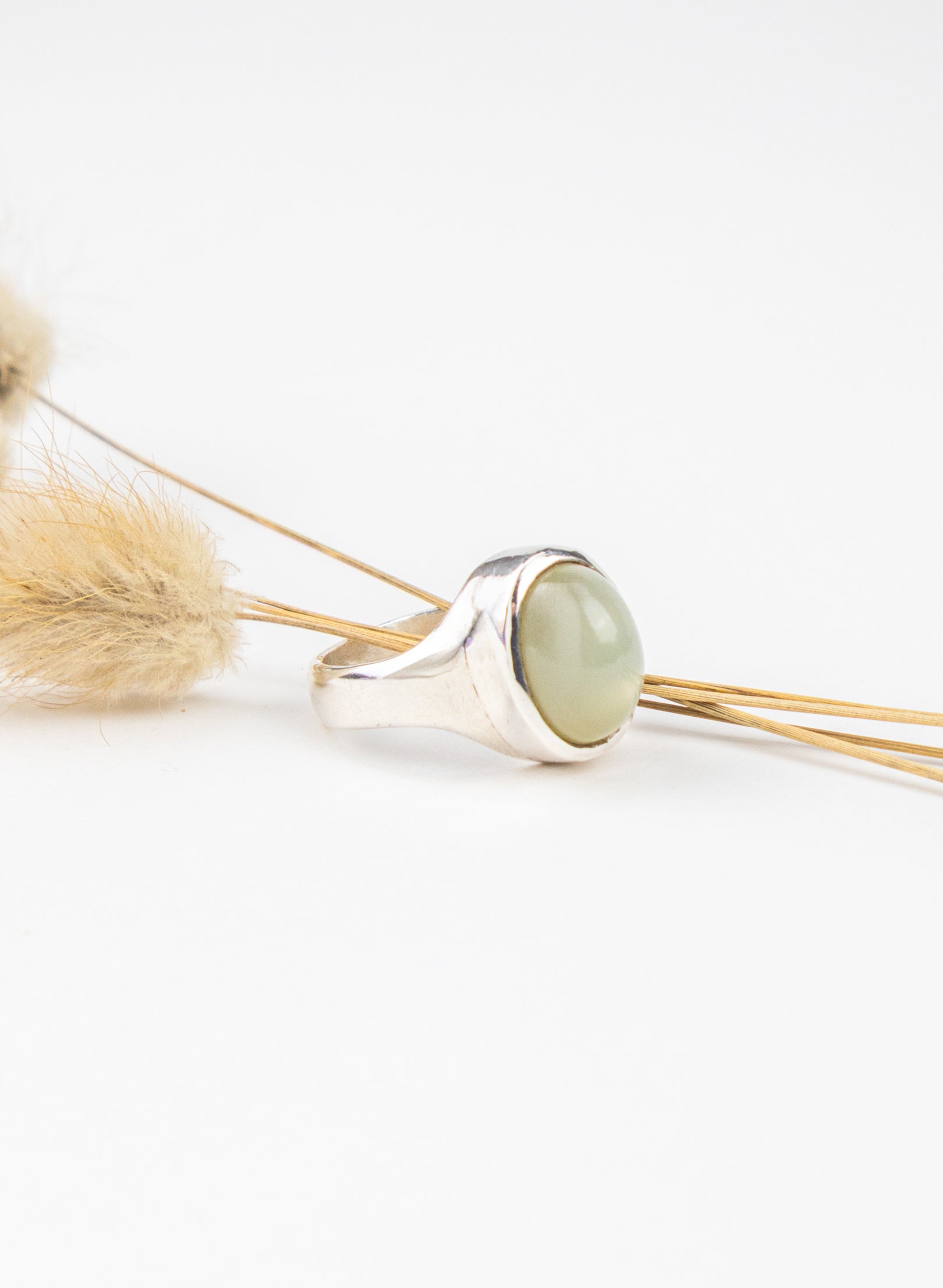 Oval Moonstone Ring
