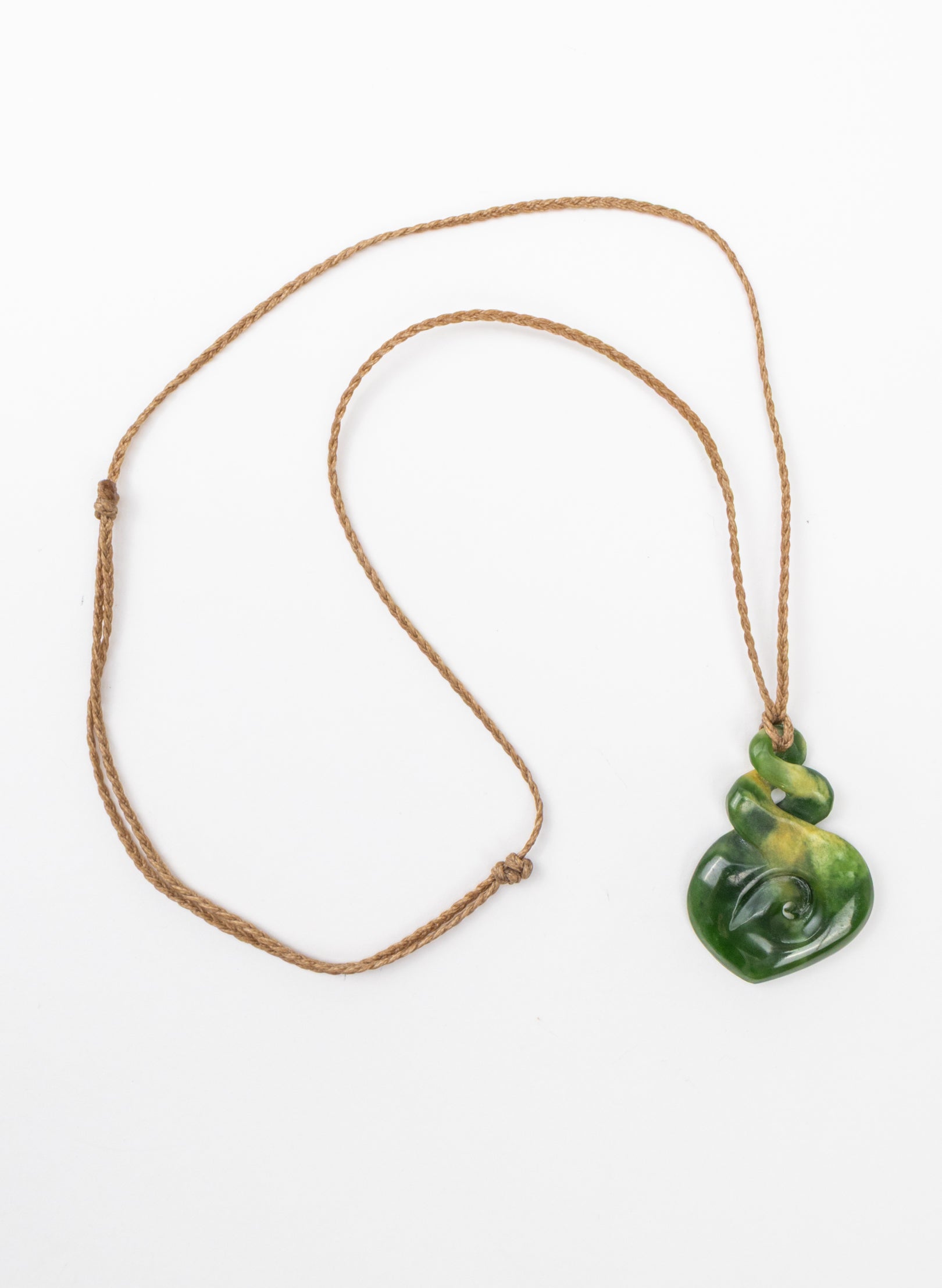Twist Koru Flower Pounamu
