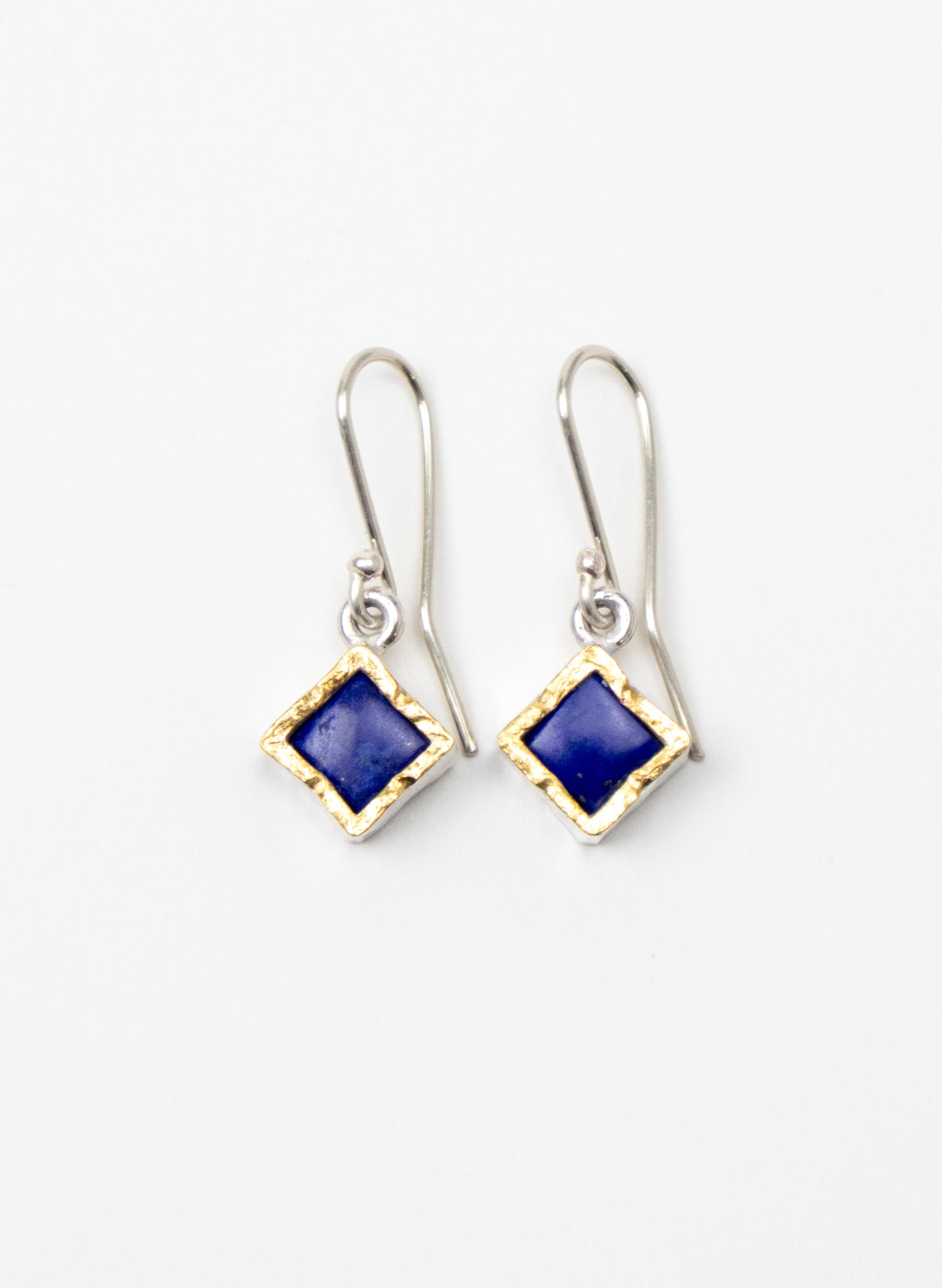 Square Lapis Earring