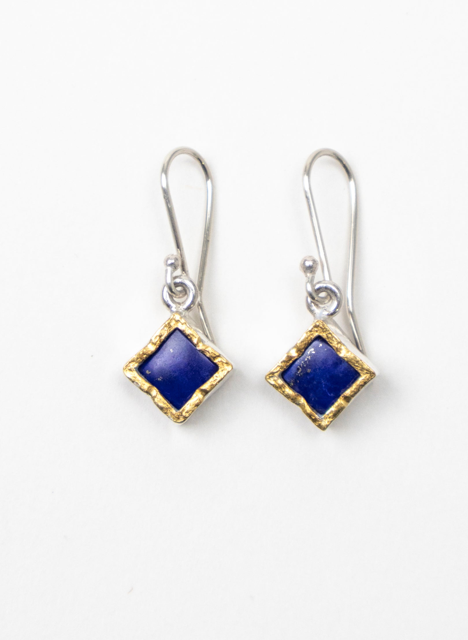 Square Lapis Earring