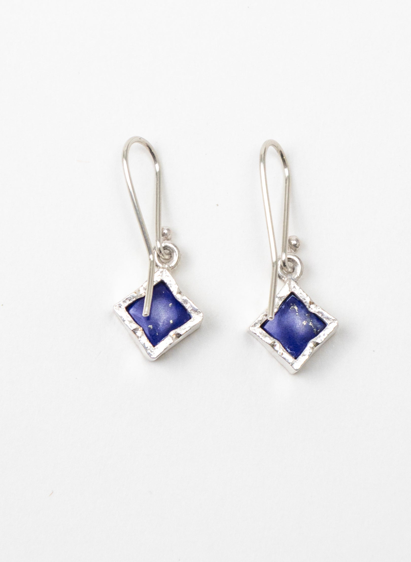 Square Lapis Earring