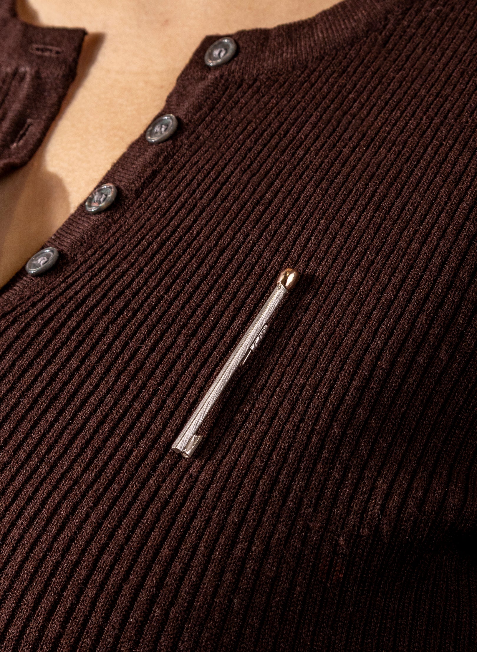 Live Match Brooch | Sterling Silver & 9ct Rose Gold